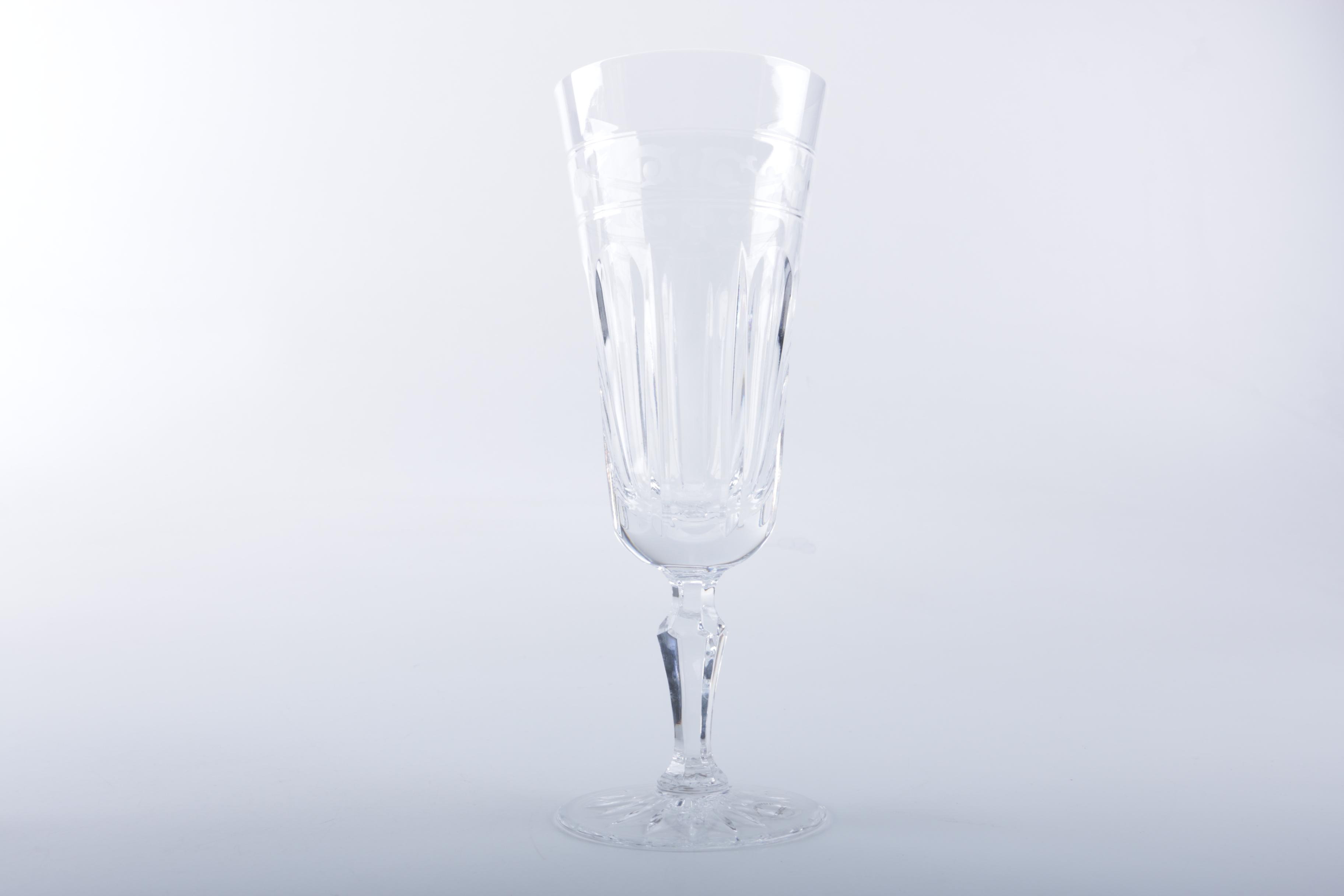 Assorted Wedgwood Crystal Glasses