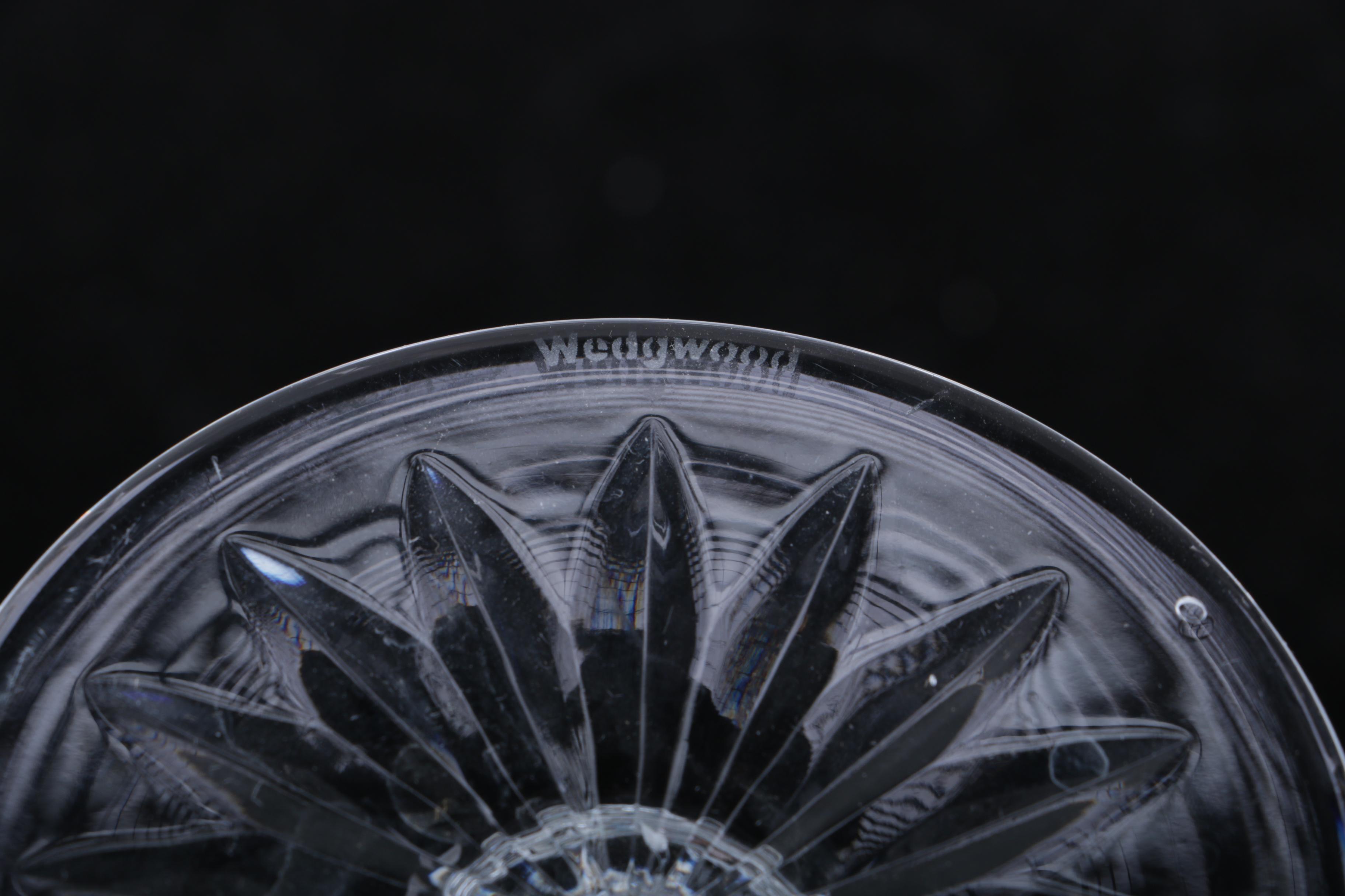 Assorted Wedgwood Crystal Glasses