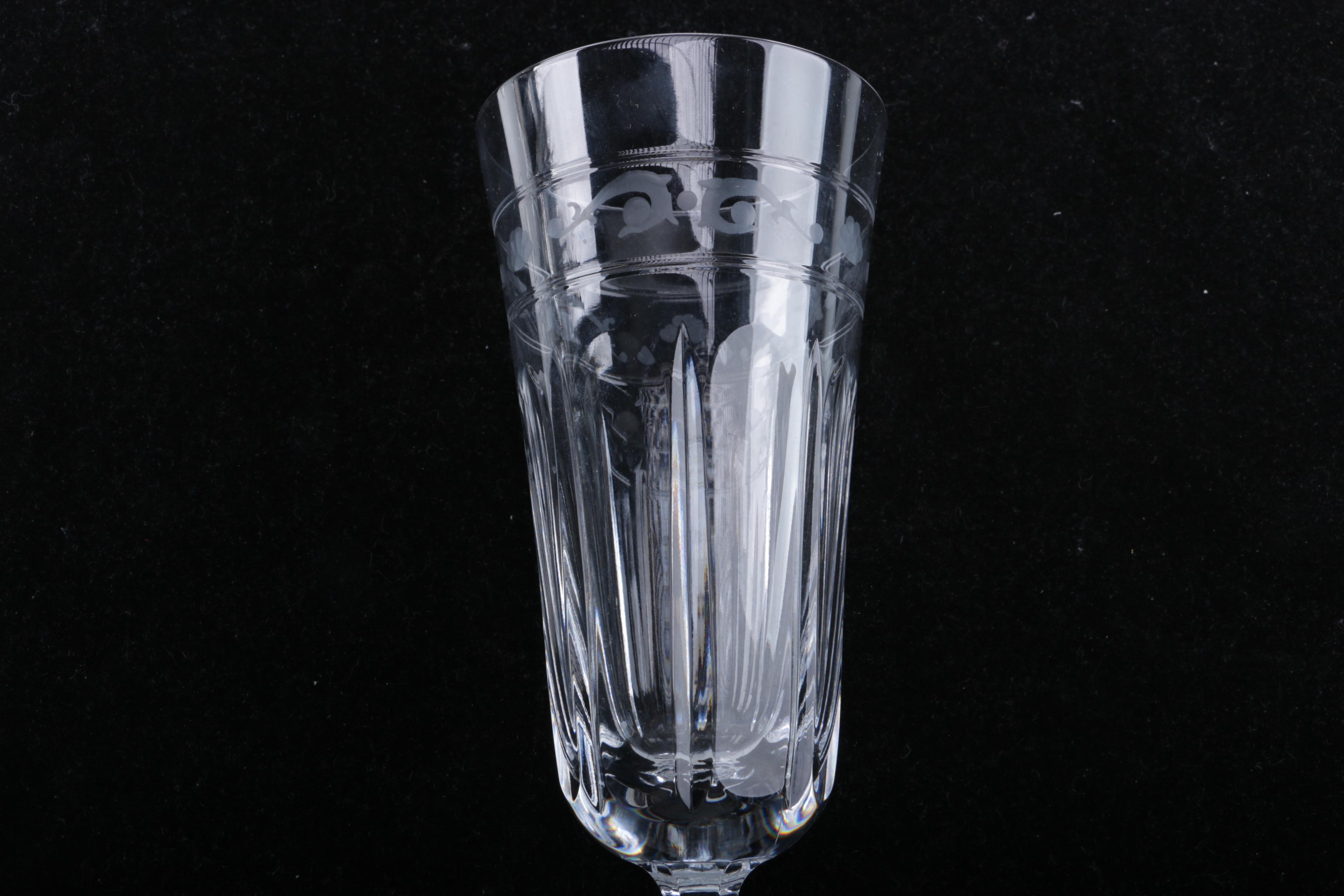 Assorted Wedgwood Crystal Glasses