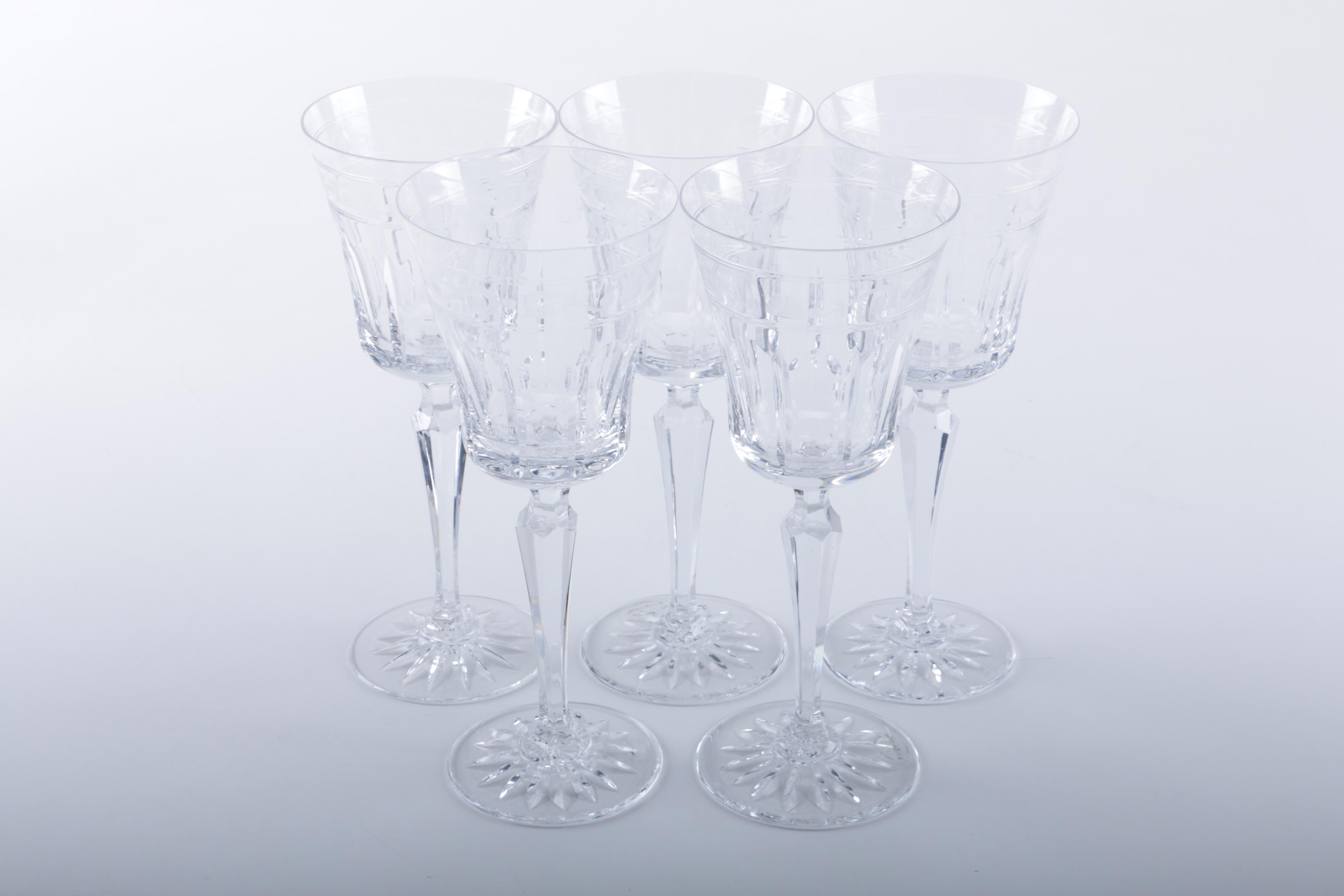 Assorted Wedgwood Crystal Glasses
