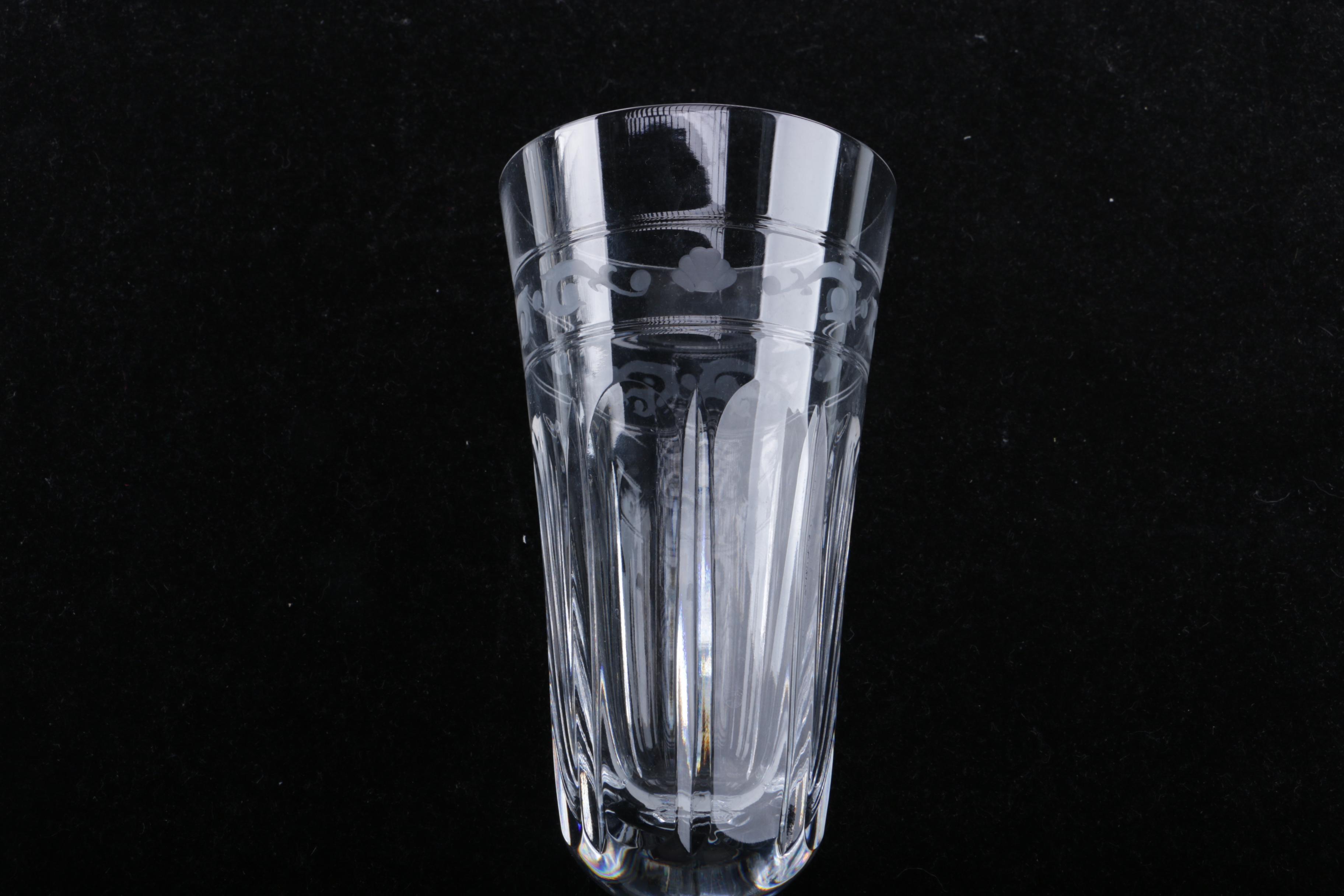 Assorted Wedgwood Crystal Glasses