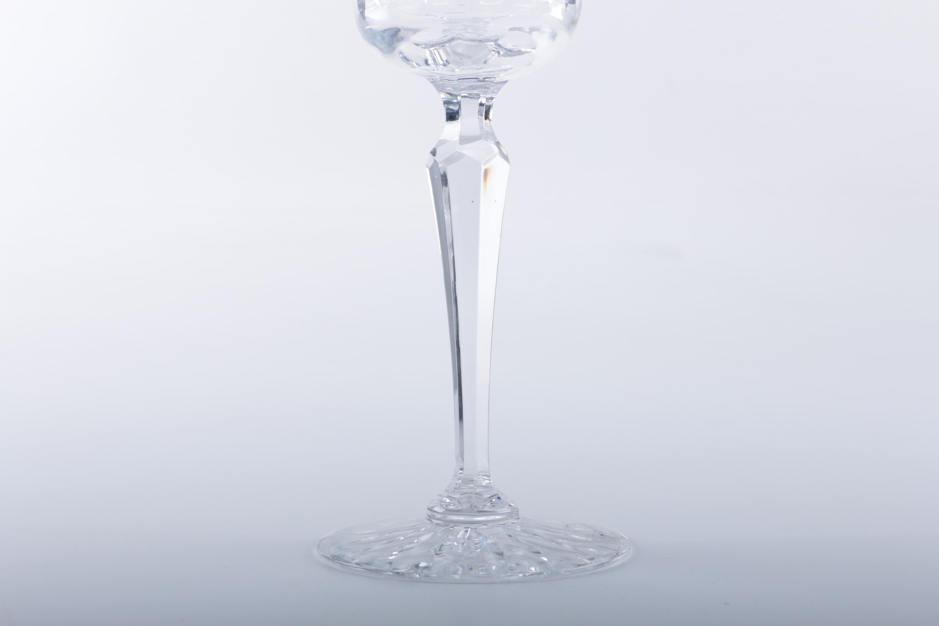 Assorted Wedgwood Crystal Glasses