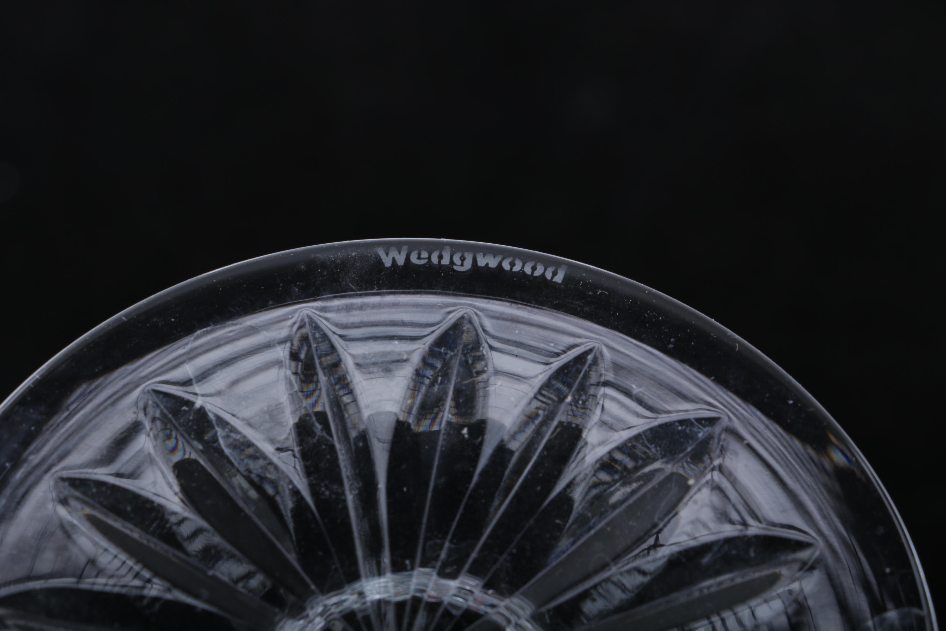 Assorted Wedgwood Crystal Glasses