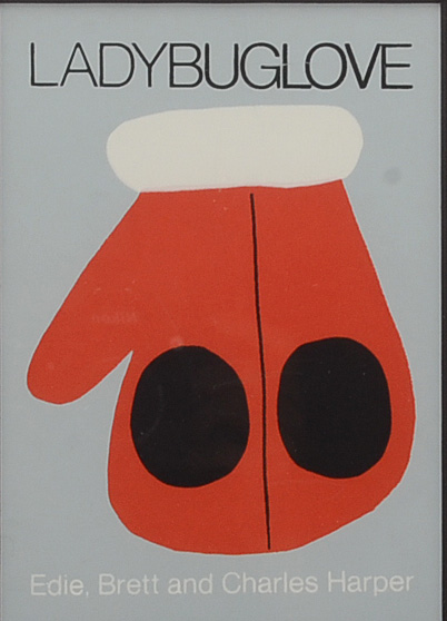 Edie, Brett, & Charley Harper Collaborative Serigraph Print "Lady Bug Love"