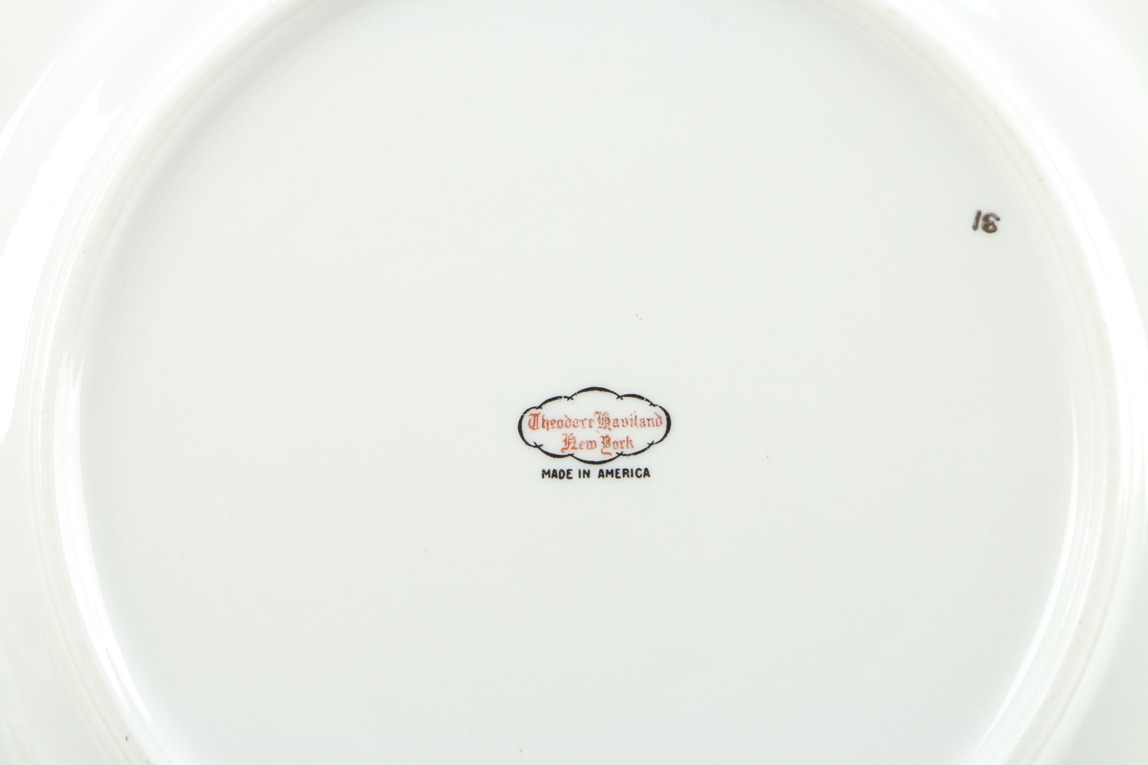 Theodore Haviland "Bel Air" Porcelain Dinnerware