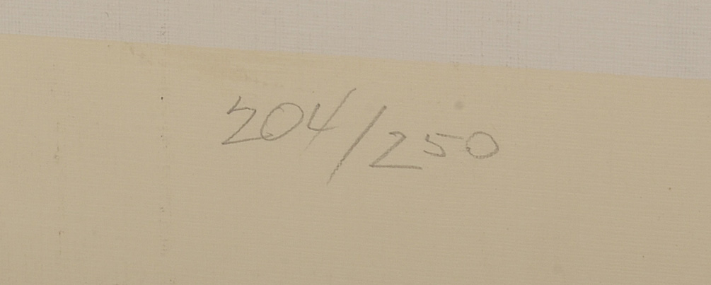 Barron Krody Signed 1980 Limited Edition Serigraph "The Three Disciplines"