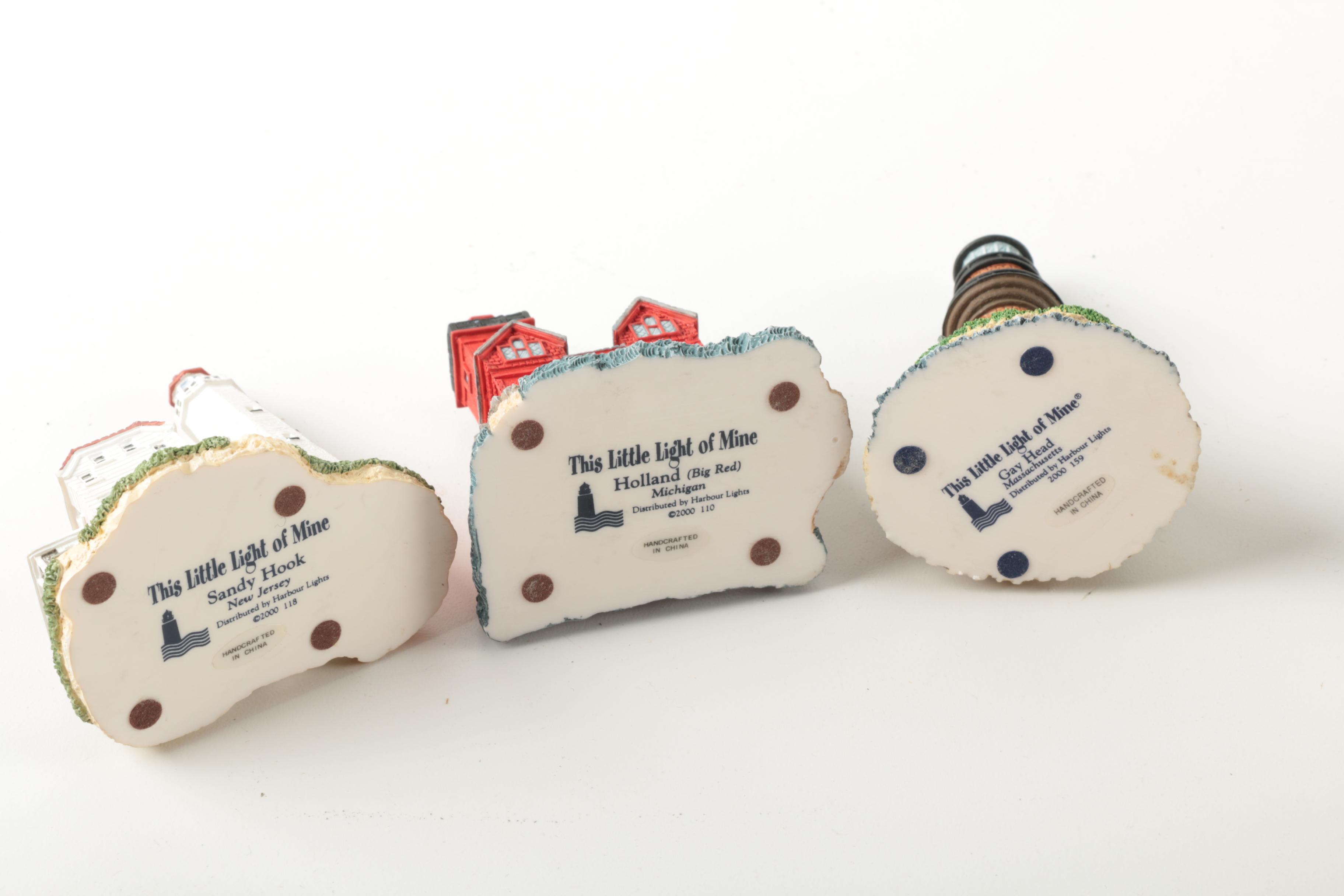 Harbour Lights "This Little Light of Mine" Lighthouse Figurines