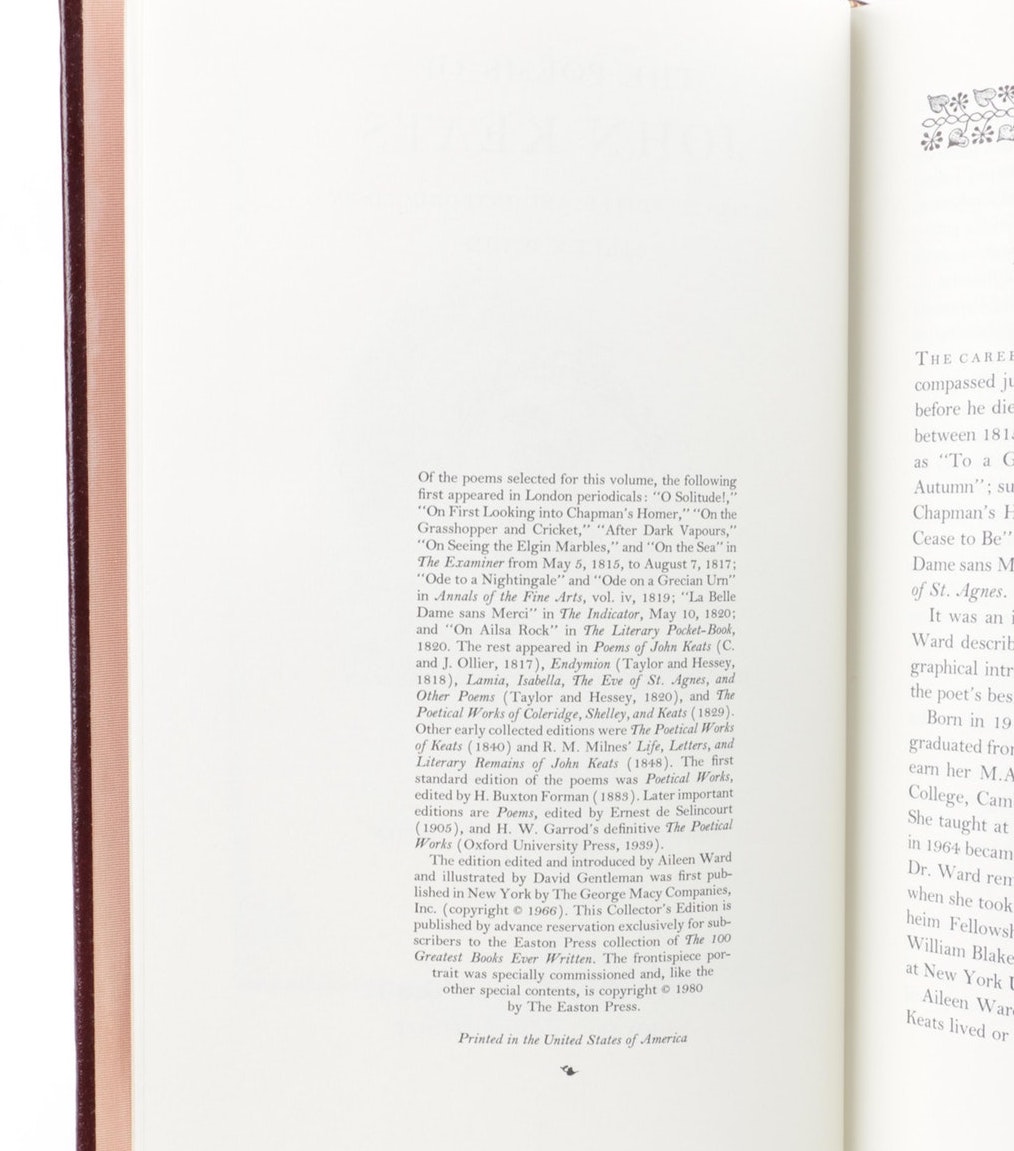 Easton Press Edition Novels from the "100 Greatest Books Ever Written" Series