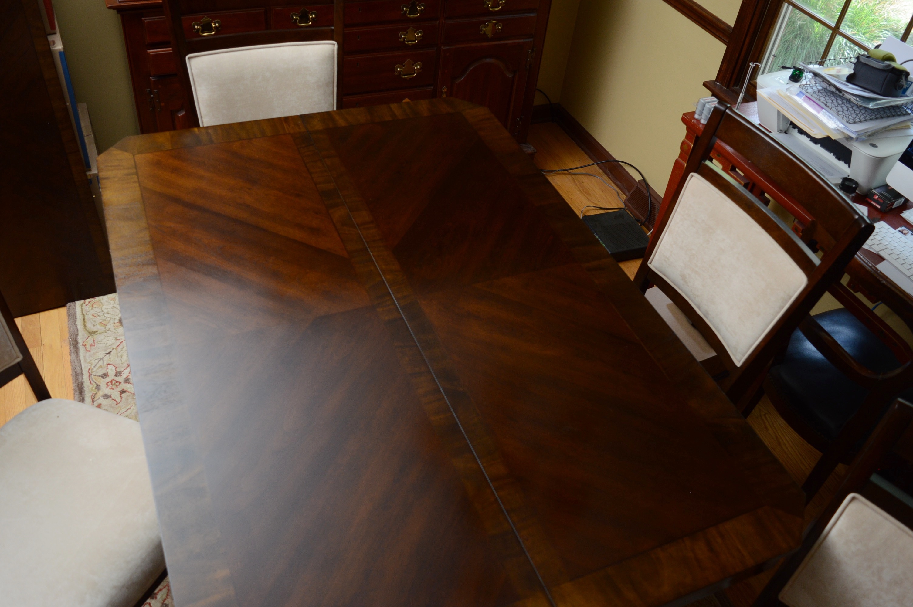 Tall Entertainment Table and Four Stools