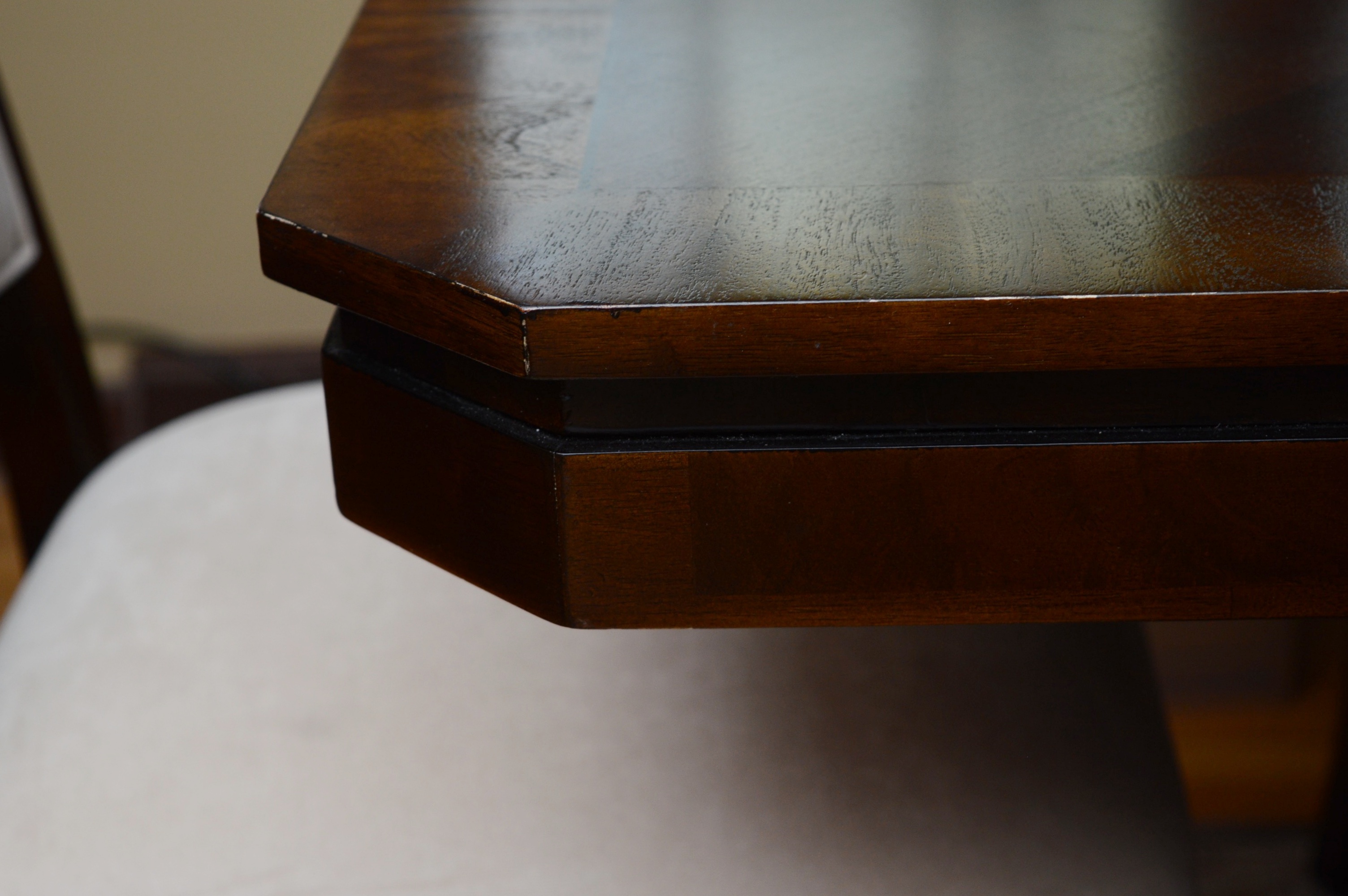 Tall Entertainment Table and Four Stools