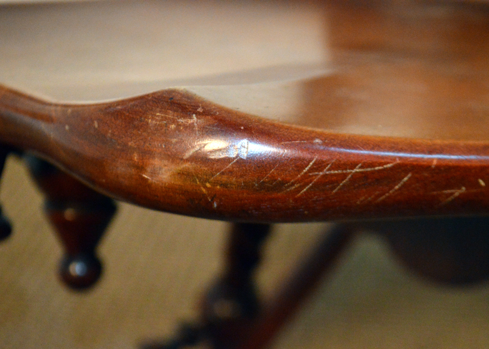 Antique Neoclassical Style Barley Twist Rocking Chair