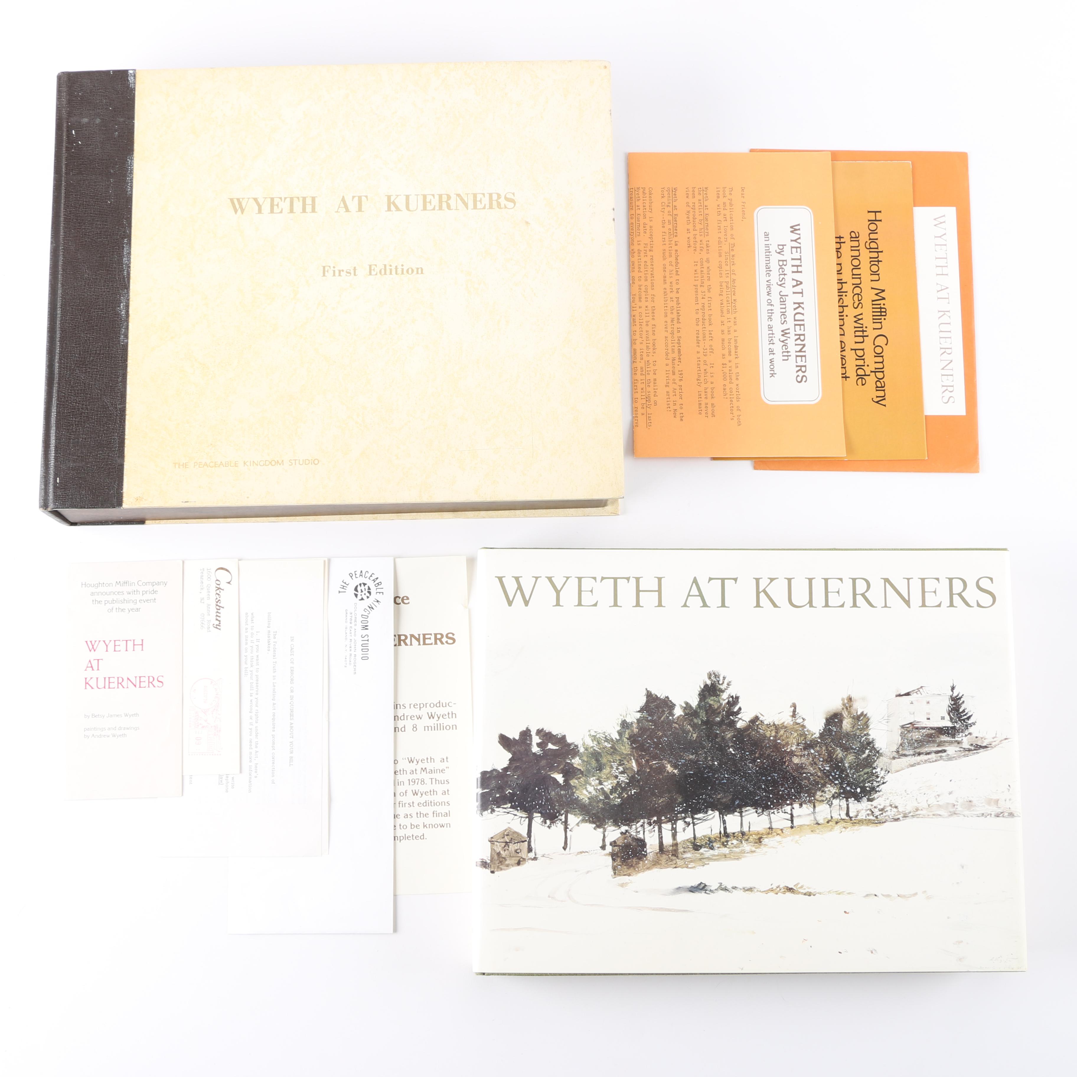 1976 "Wyeth at Kuerners" by Betsy James Wyeth