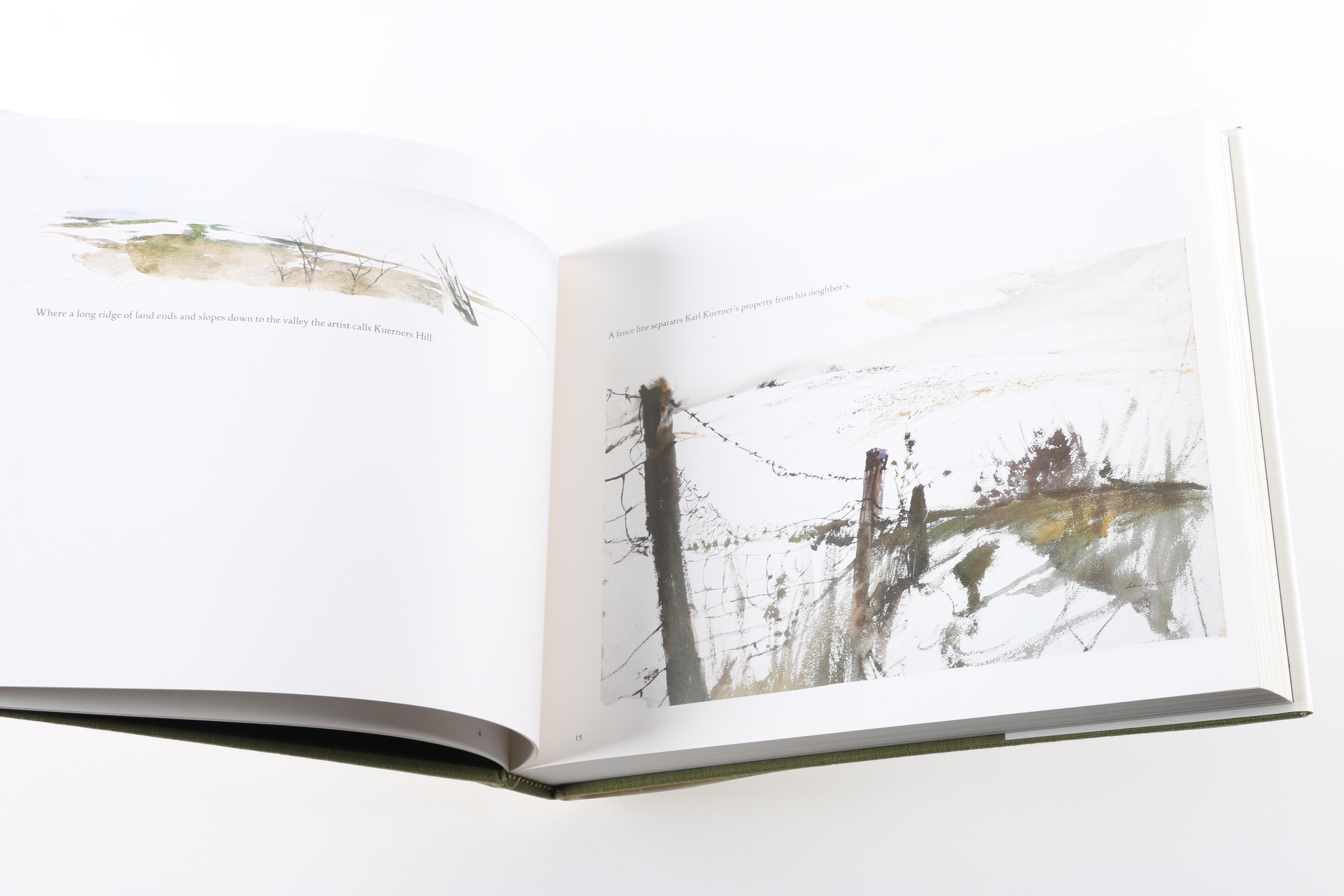 1976 "Wyeth at Kuerners" by Betsy James Wyeth