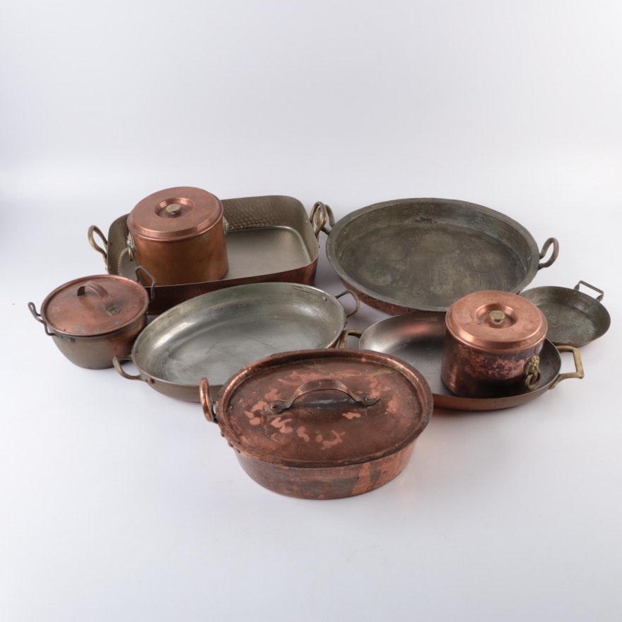 Copper Kitchen Pots and Pans