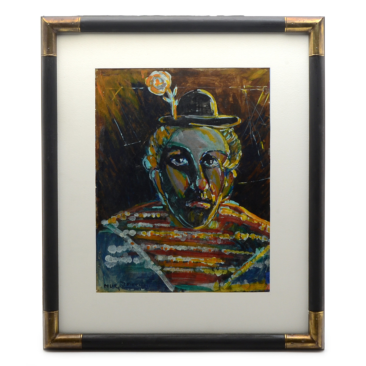 Hugo Zacchini Oil Painting of a Clown