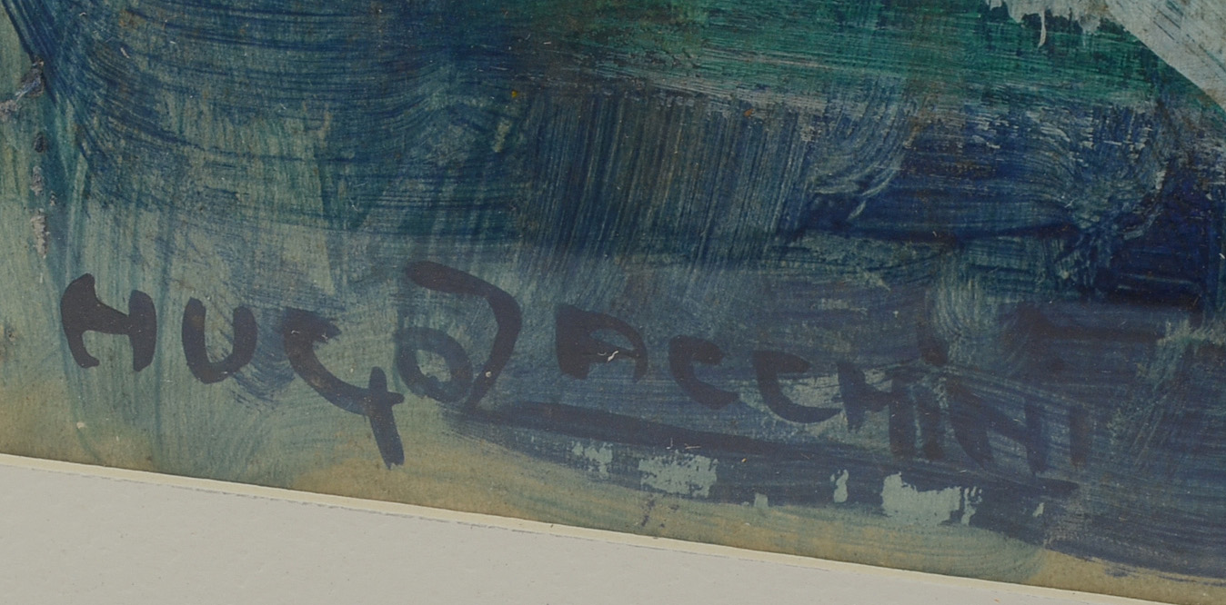 Hugo Zacchini Oil Painting of a Clown