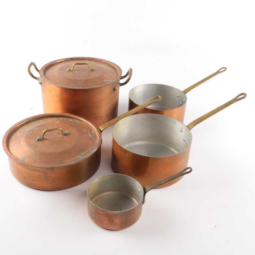 Copper Plated Pots