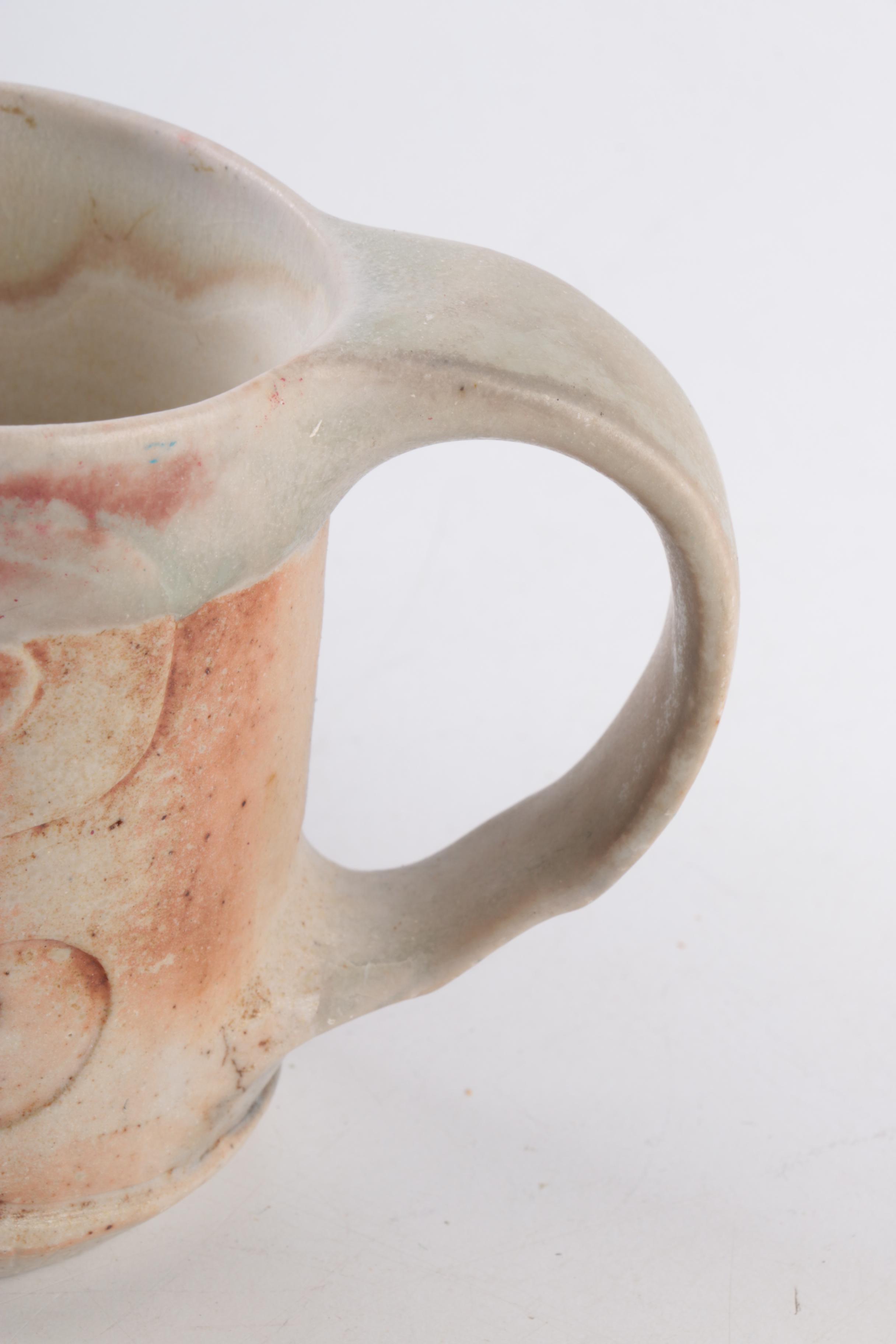 Hand Thrown Stoneware Candle Holder and Mugs