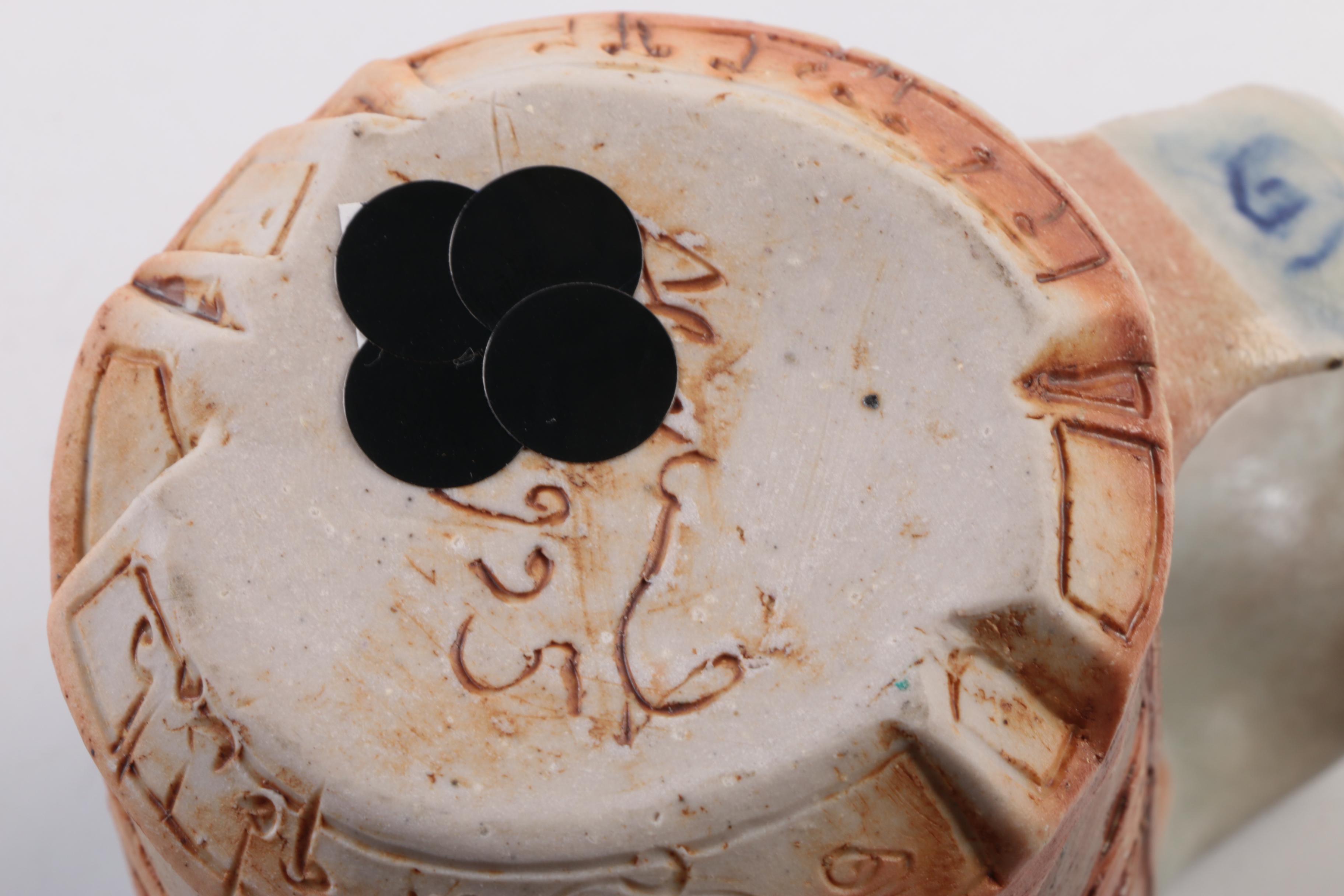 Hand Thrown Stoneware Candle Holder and Mugs