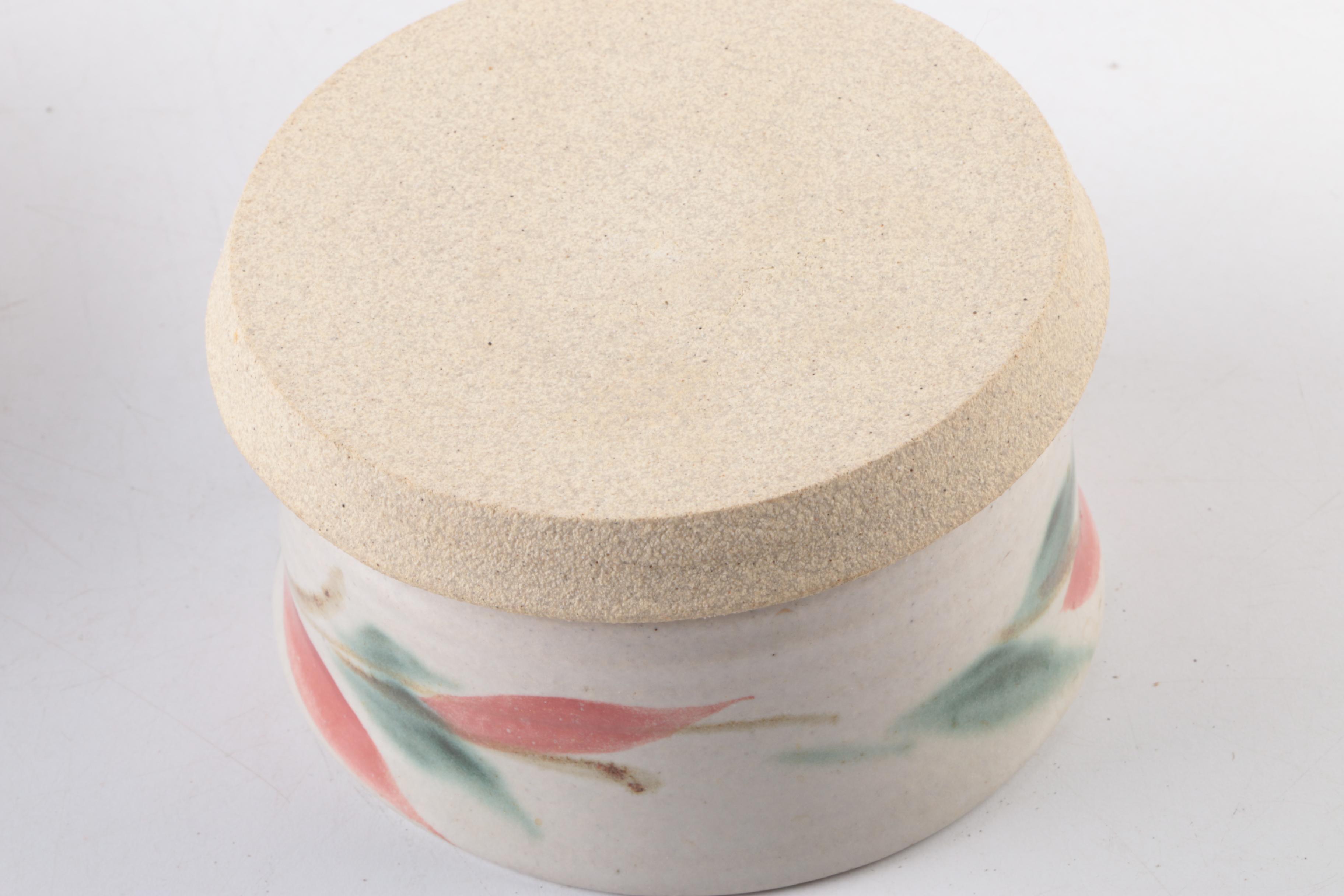 Pair of Hand Thrown Stoneware Planters