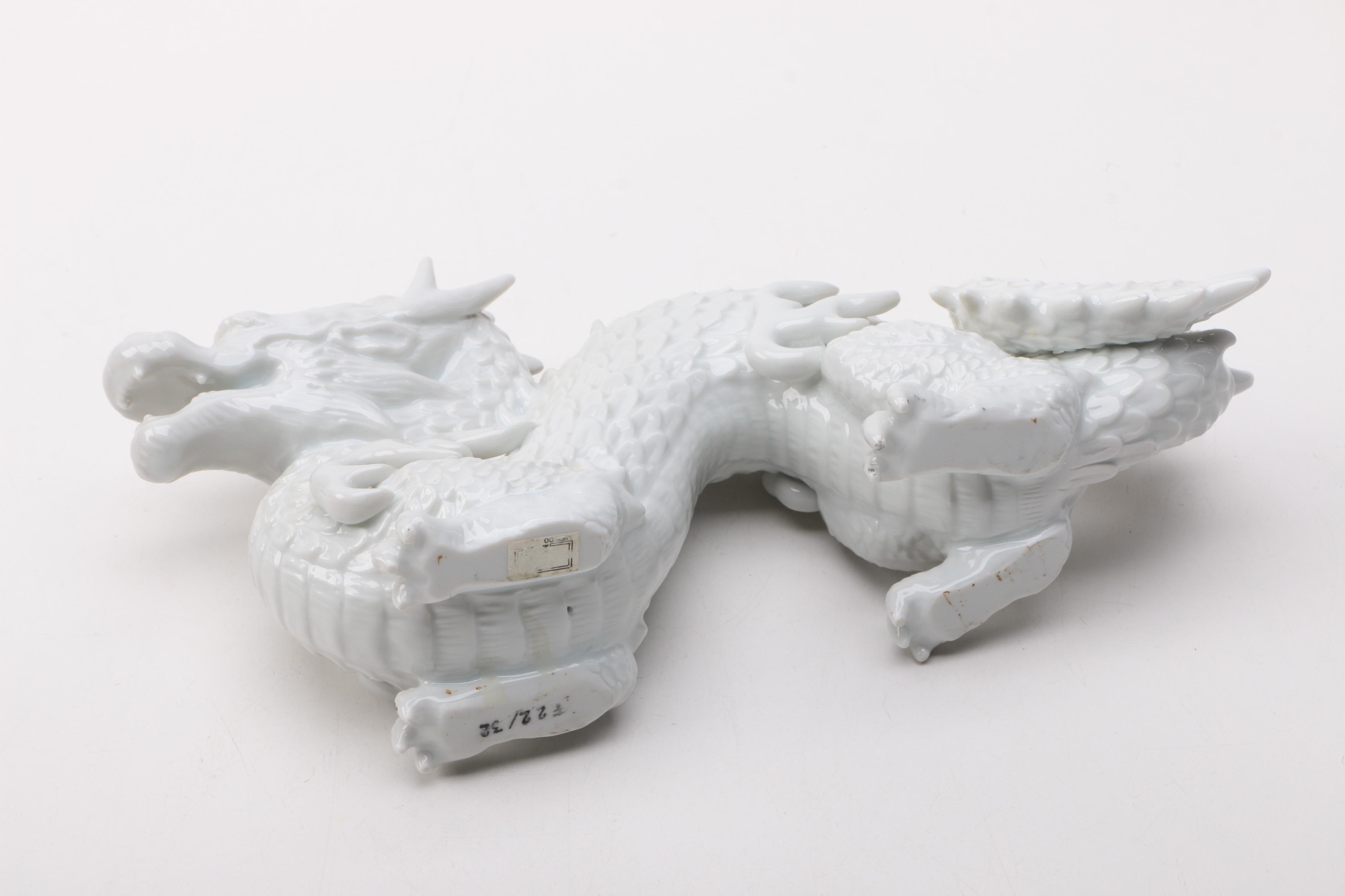 Ceramic Chinese Dragon Figurines