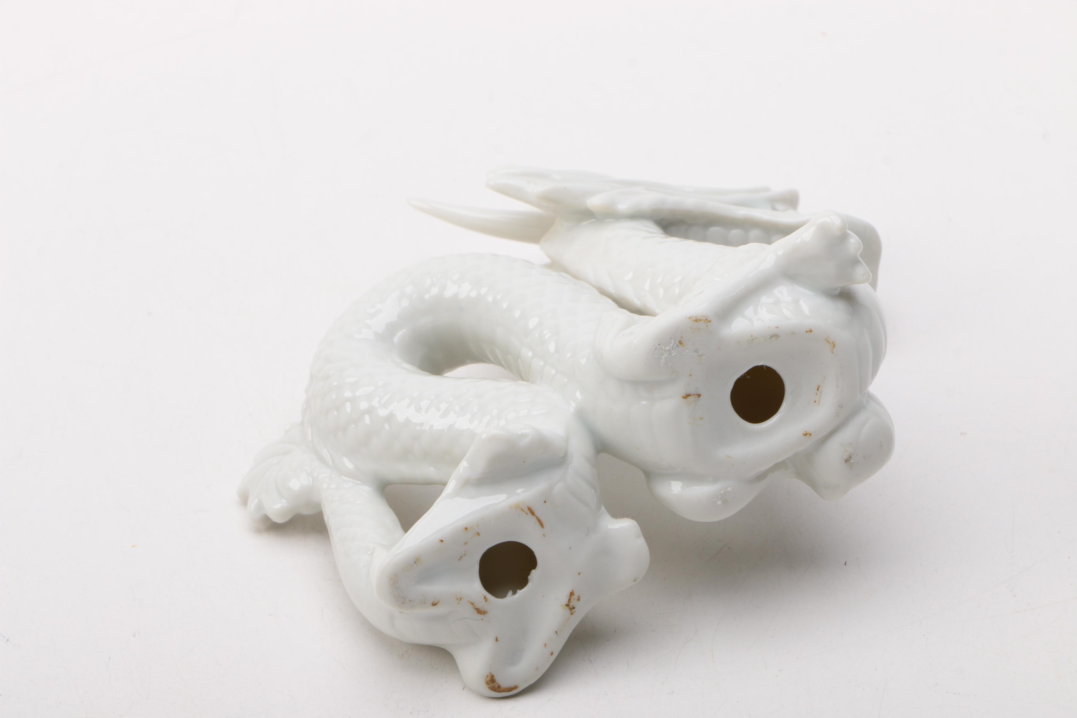 Ceramic Chinese Dragon Figurines