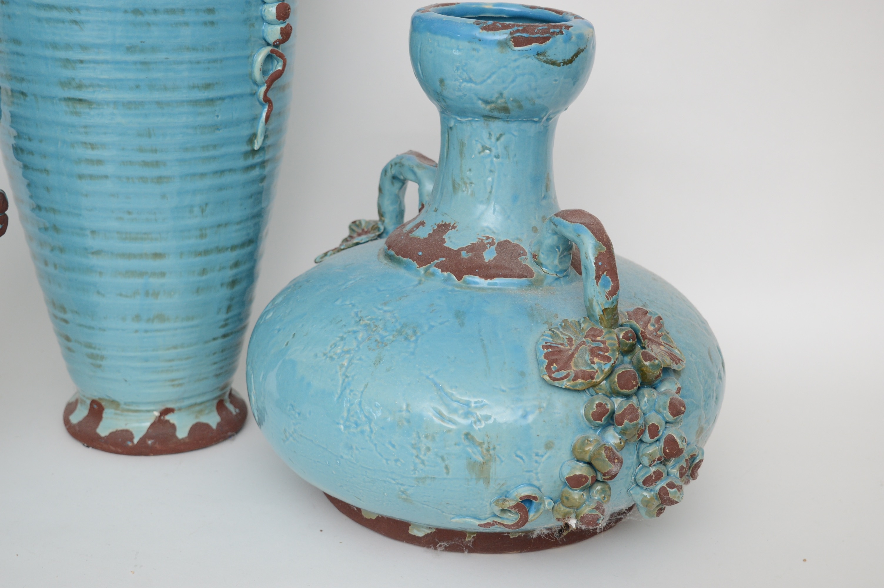 Grouping of Clay Pottery Vases