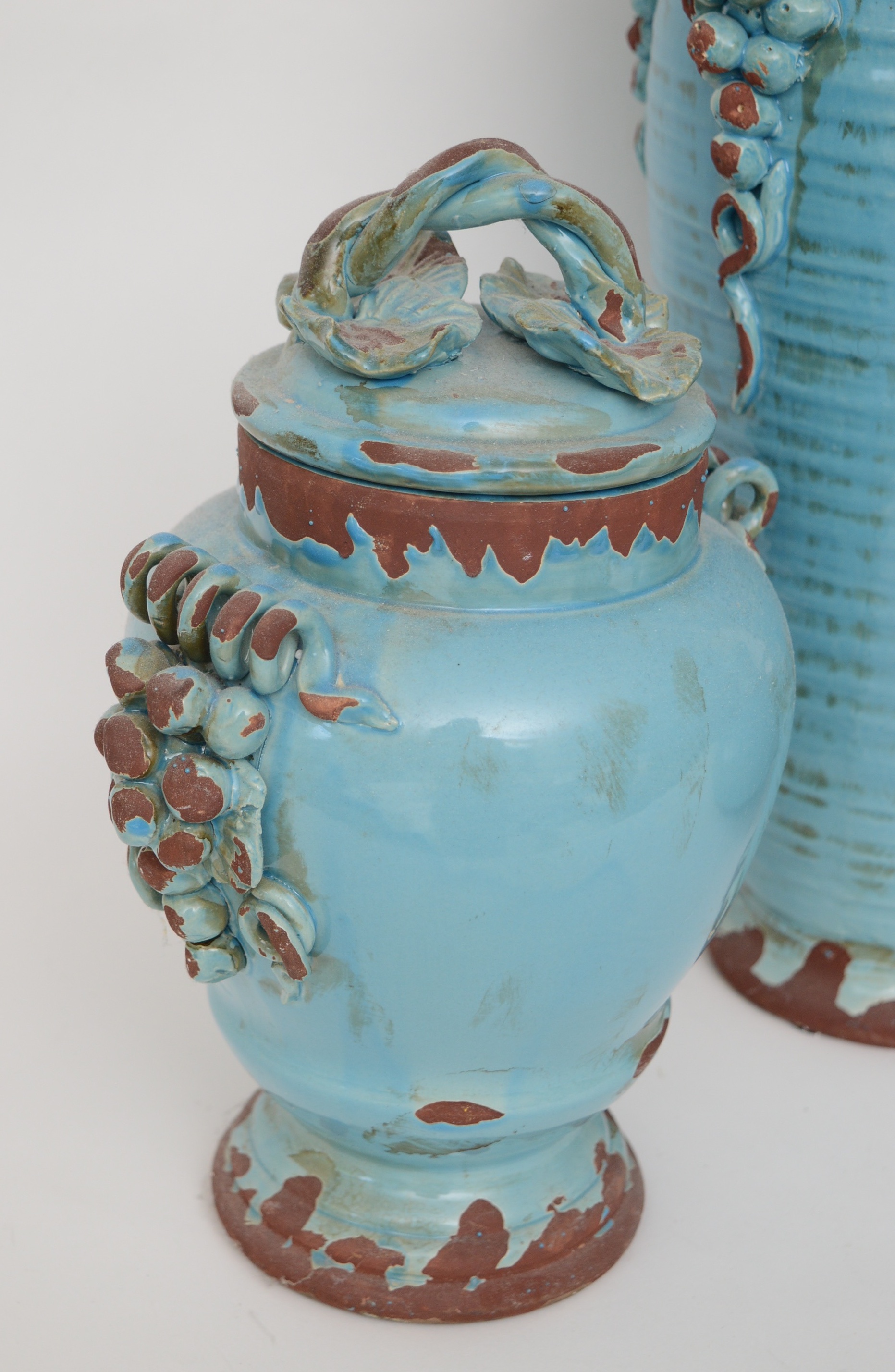 Grouping of Clay Pottery Vases