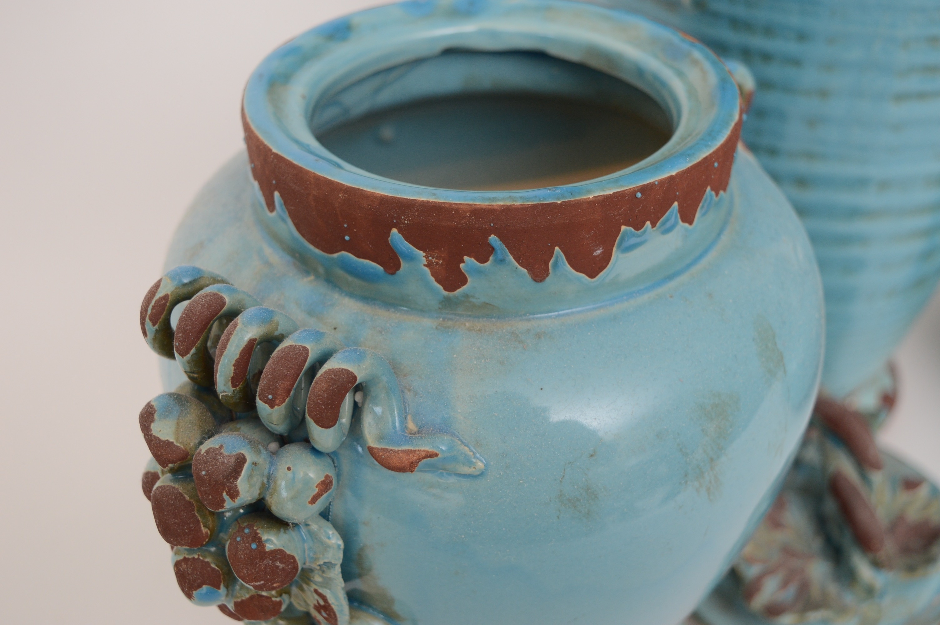 Grouping of Clay Pottery Vases