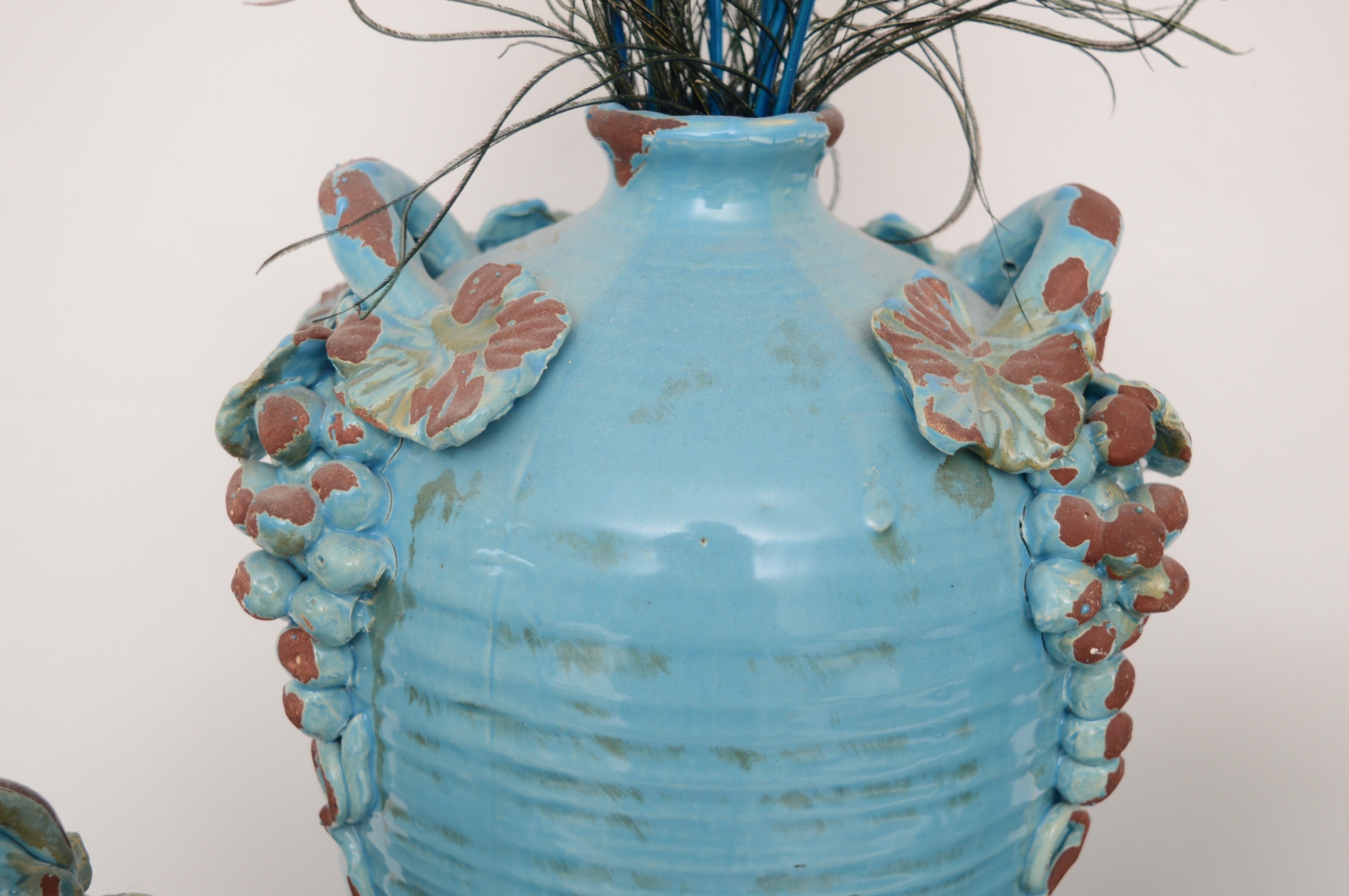 Grouping of Clay Pottery Vases