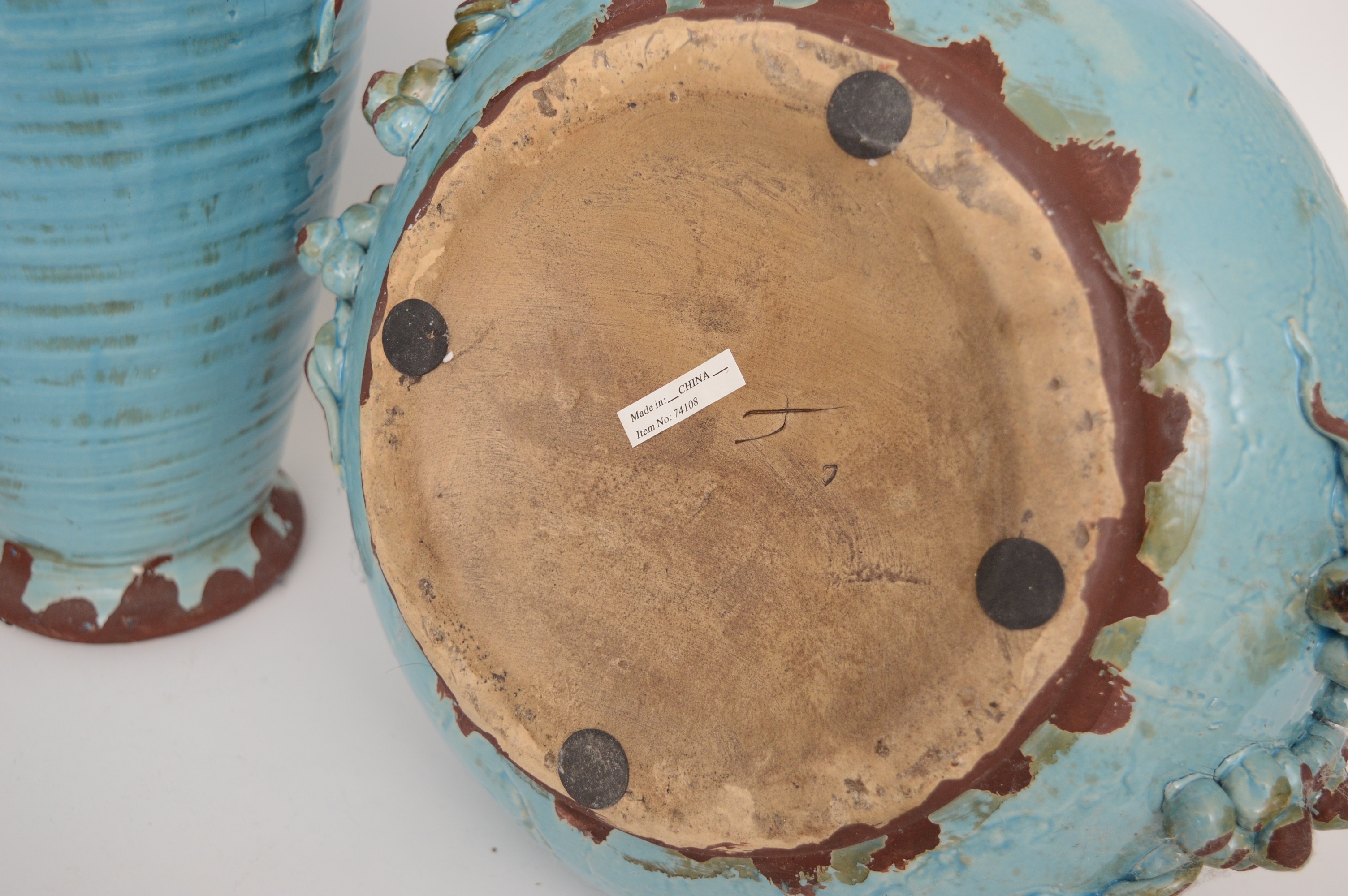 Grouping of Clay Pottery Vases