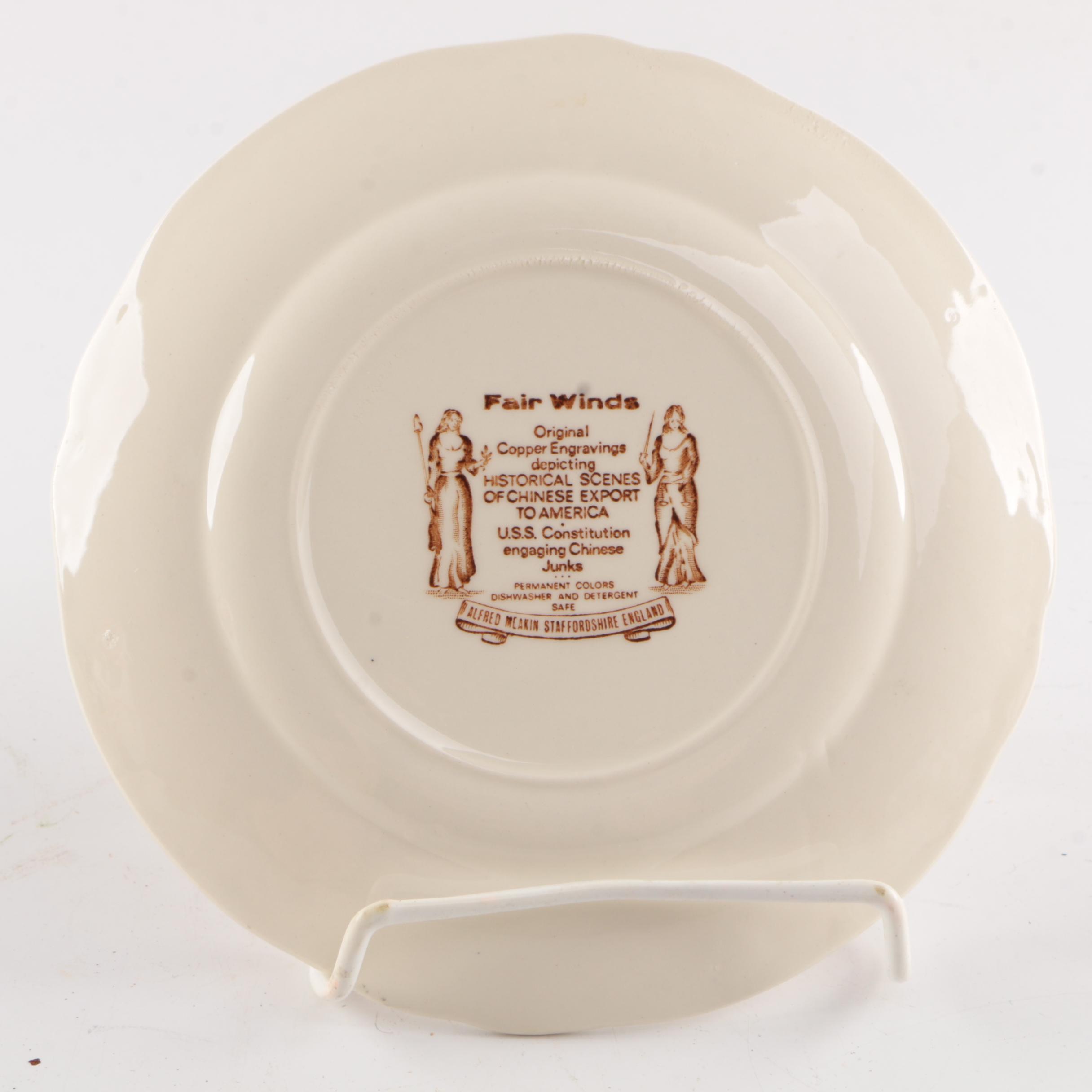 Vintage Alfred Meakin "Fairwinds" Transferware Tableware