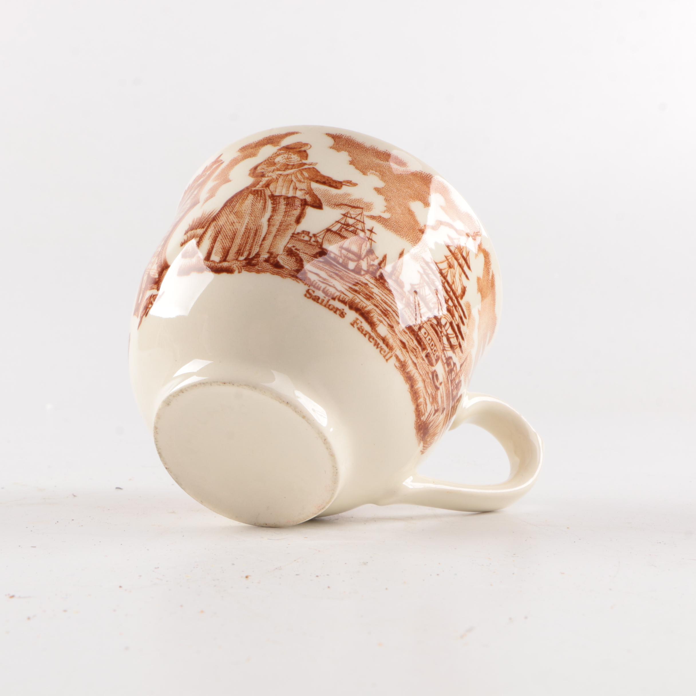 Vintage Alfred Meakin "Fairwinds" Transferware Tableware