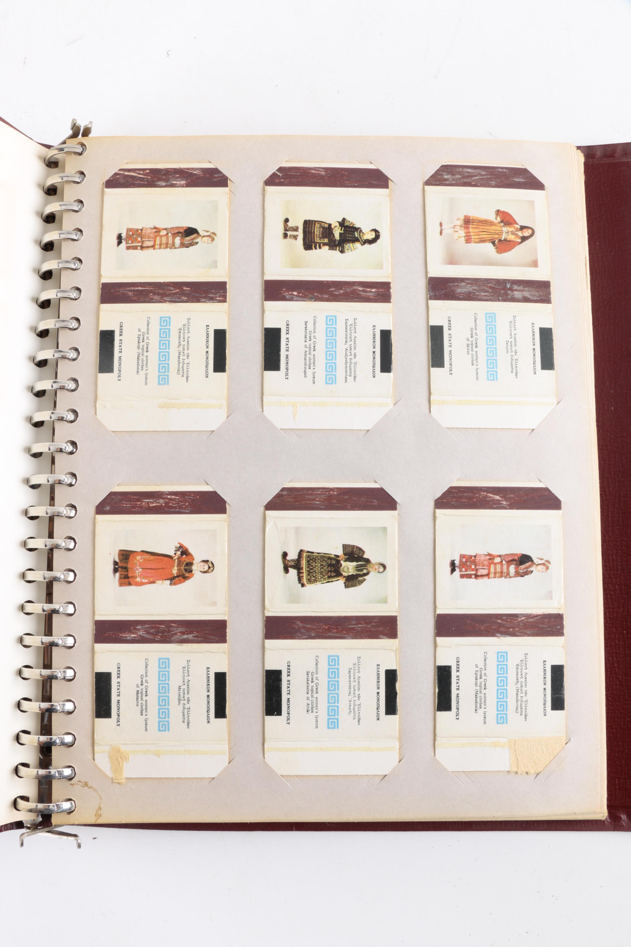 Vintage Match Cover Album Collection