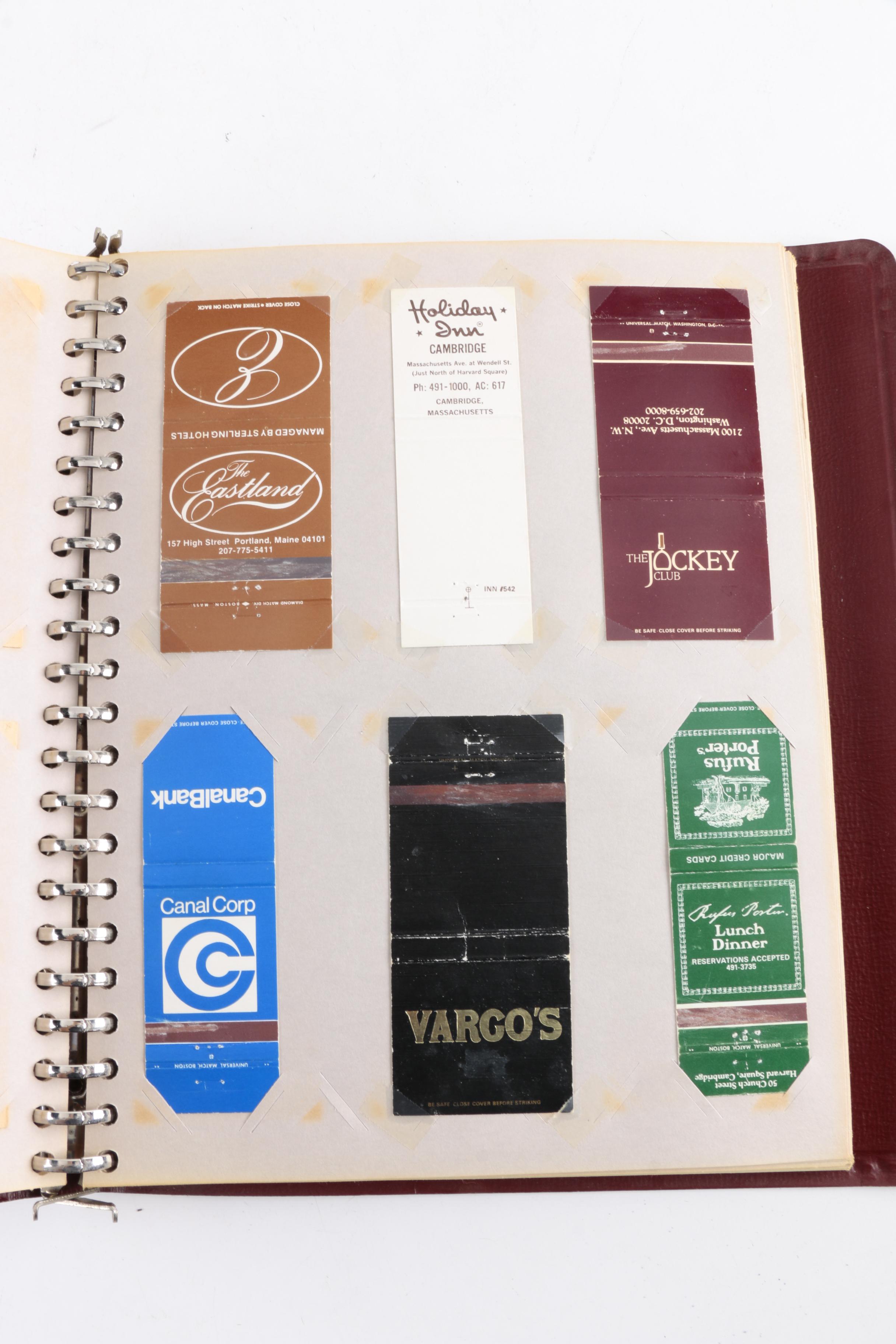 Vintage Match Cover Album Collection