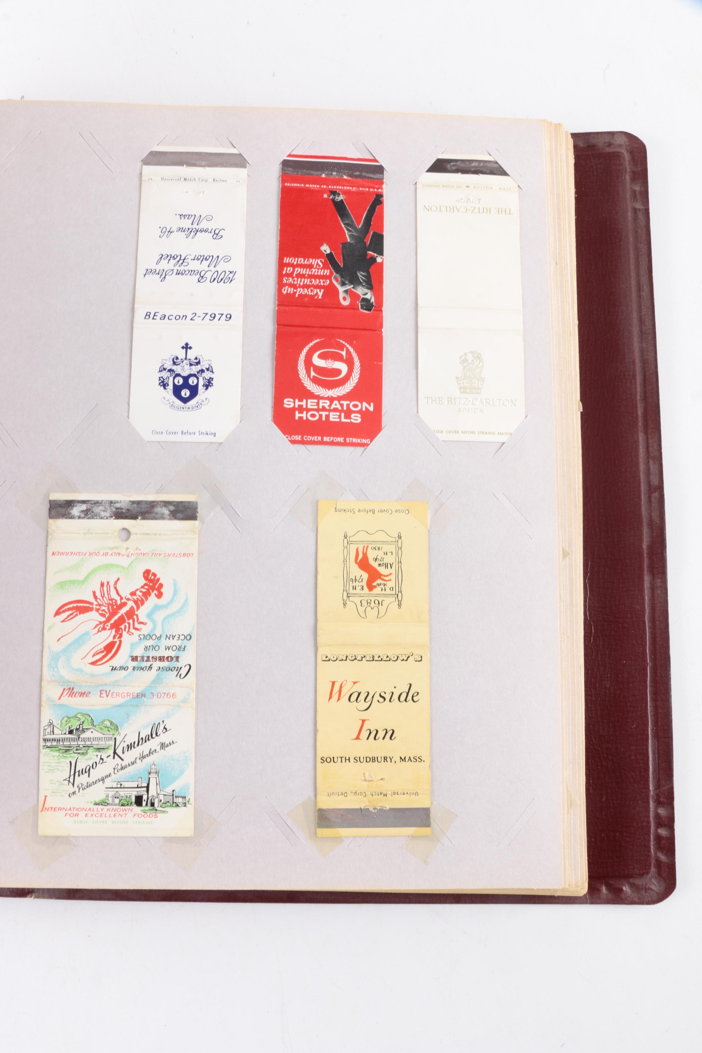 Vintage Match Cover Album Collection