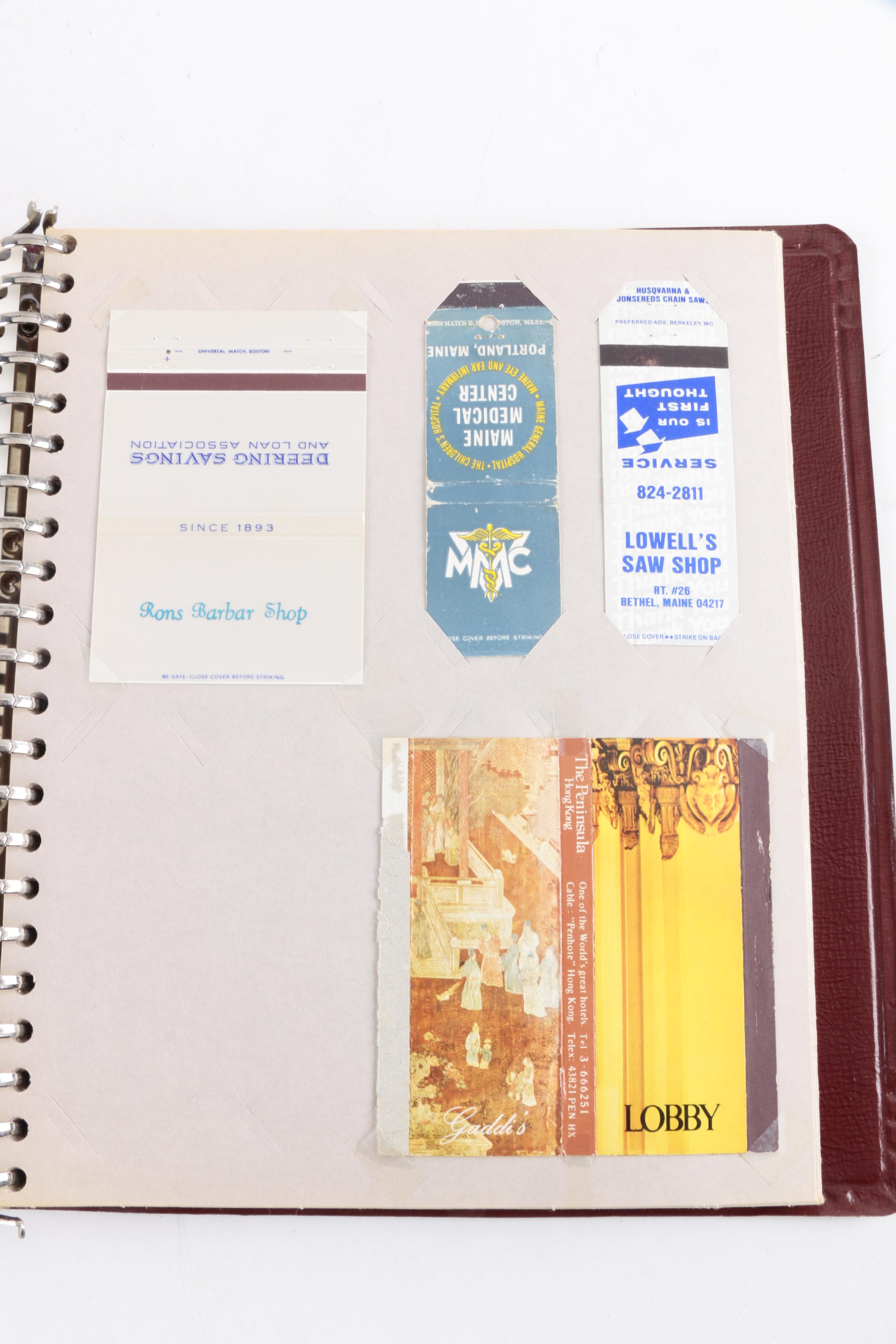 Vintage Match Cover Album Collection