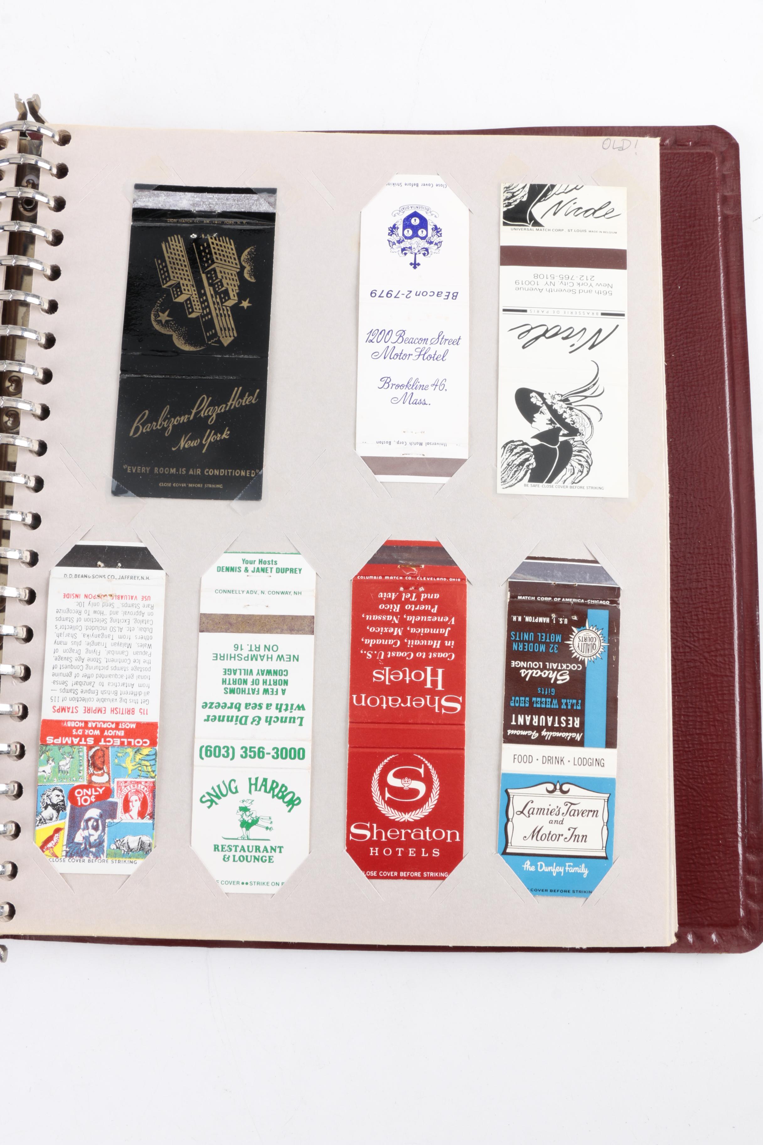 Vintage Match Cover Album Collection