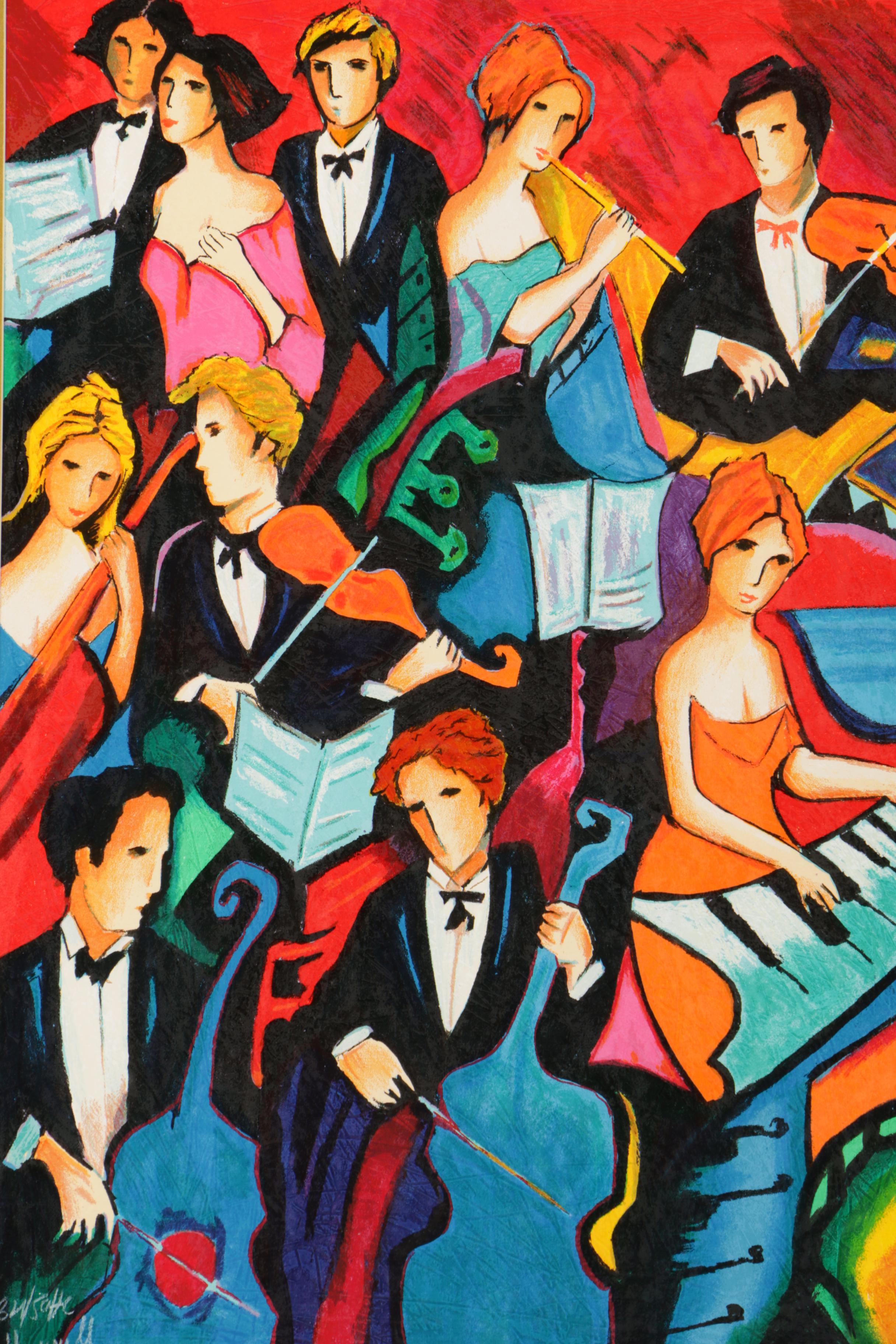 Philip Maxwell Limited Edition Hors Commerce Serigraph "The Orchestra"