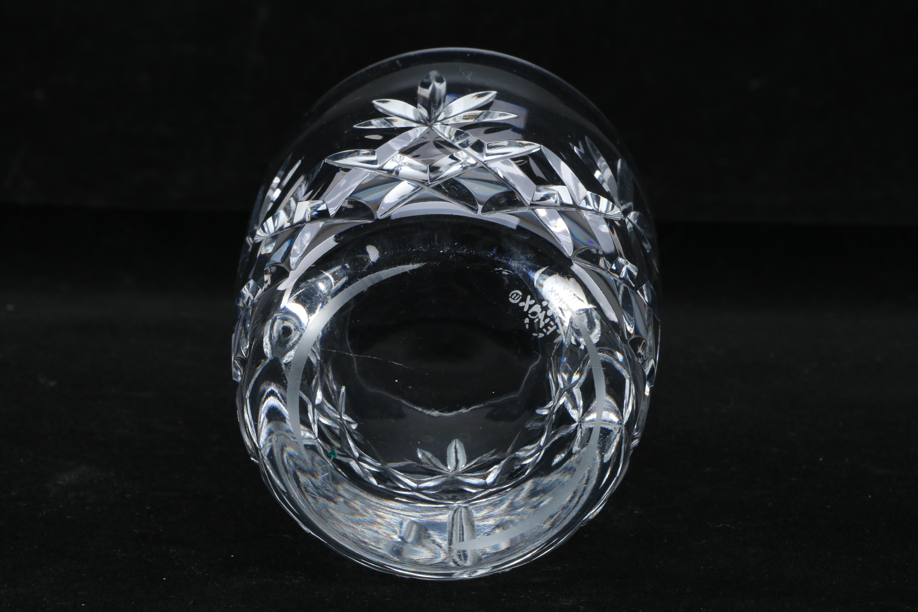 Lenox "Charleston" Crystal Old Fashioned Glasses