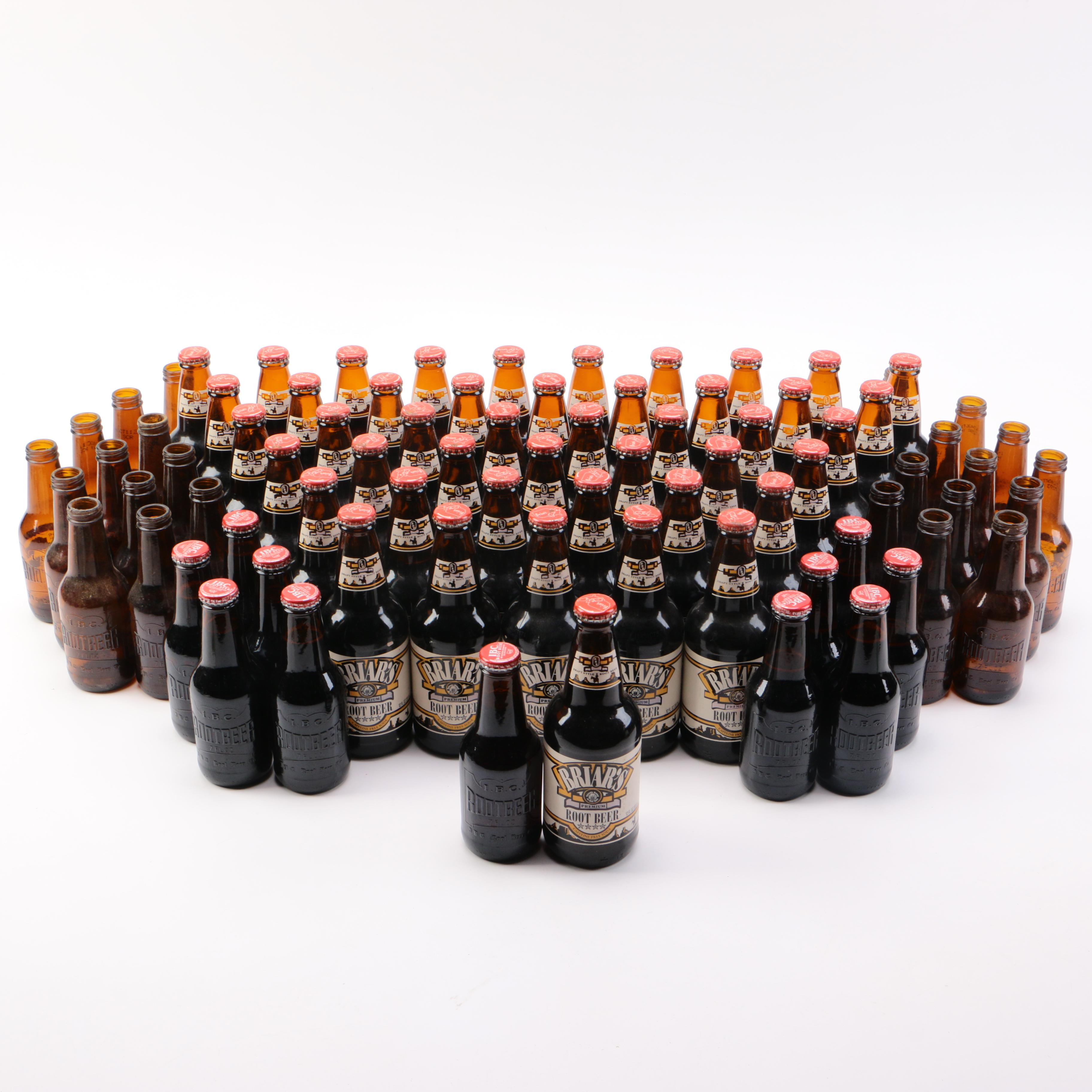 Briar's And IBC Root Beer Bottles