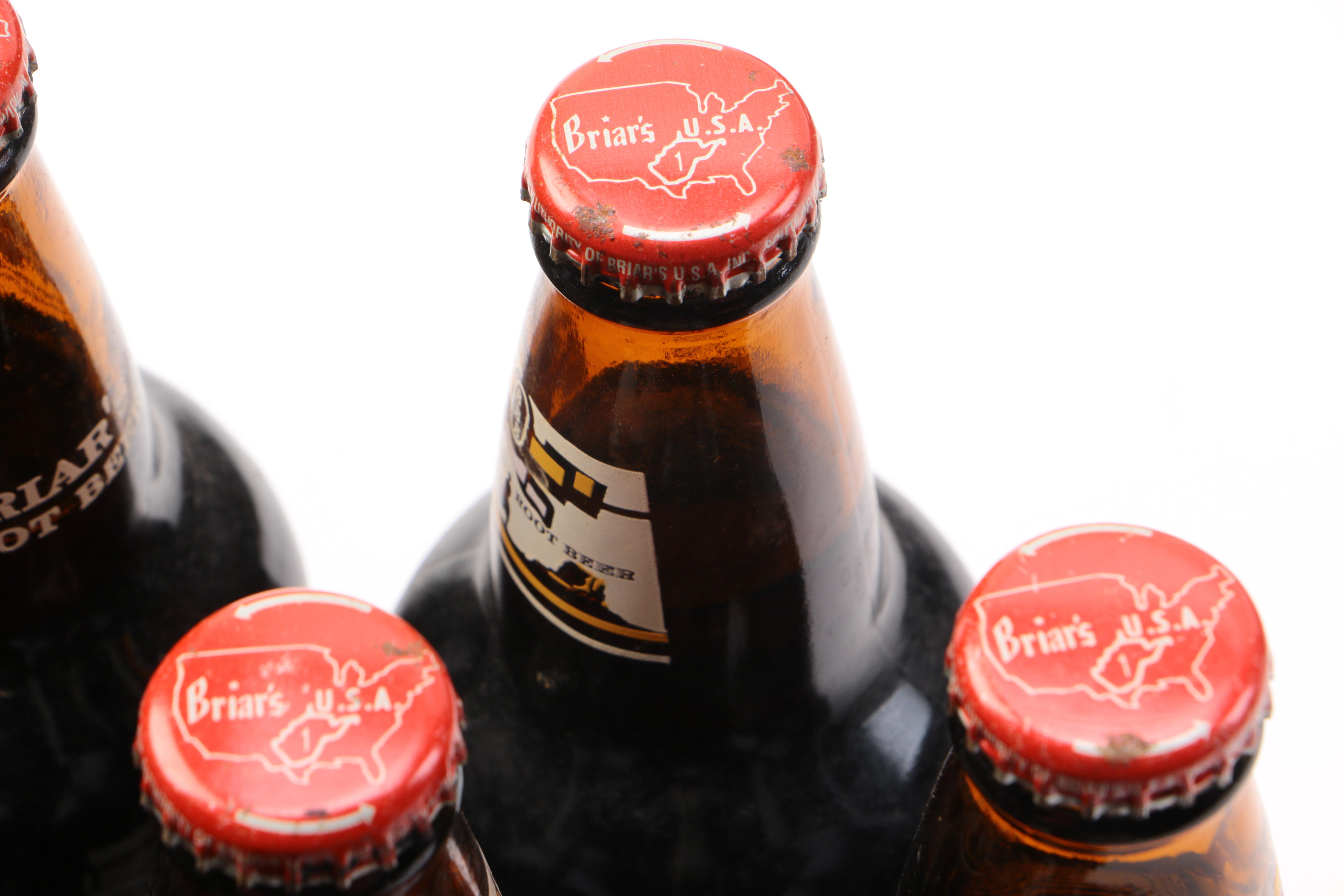 Briar's And IBC Root Beer Bottles