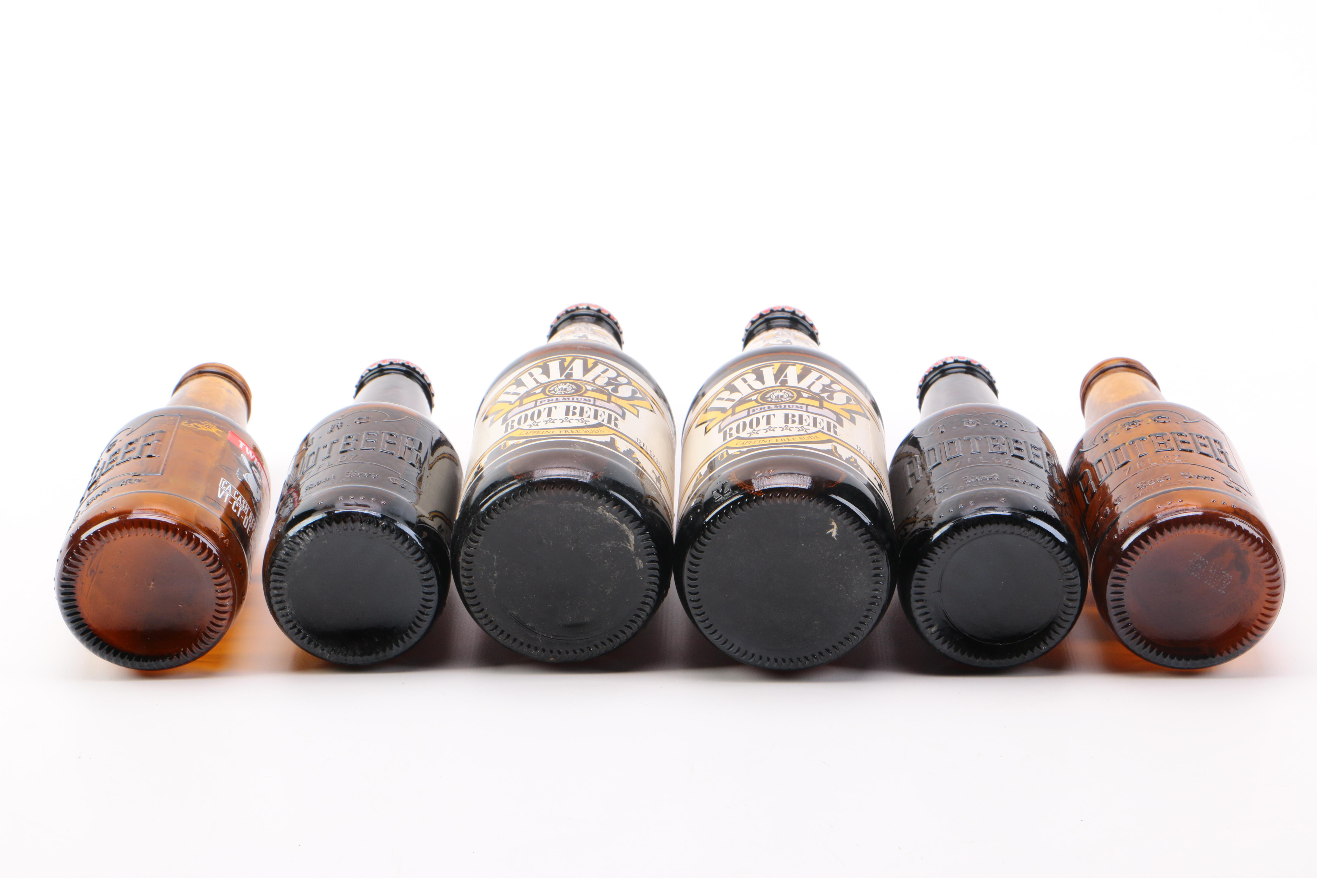 Briar's And IBC Root Beer Bottles