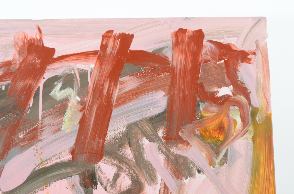 Robbie Kemper Original Acrylic Painting on Canvas "Red Oxide Pinks"