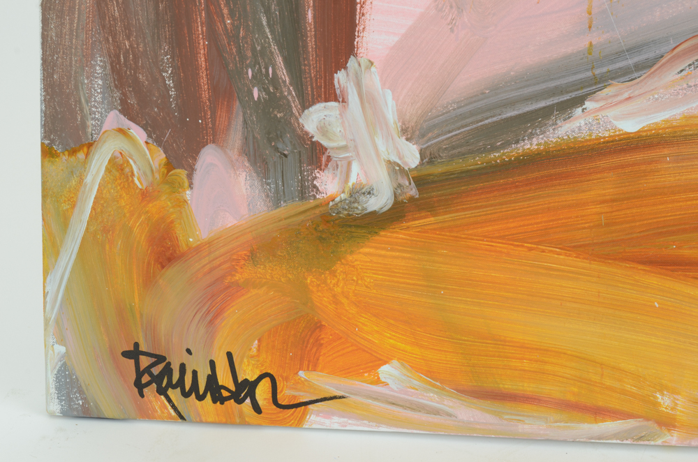 Robbie Kemper Original Acrylic Painting on Canvas "Red Oxide Pinks"