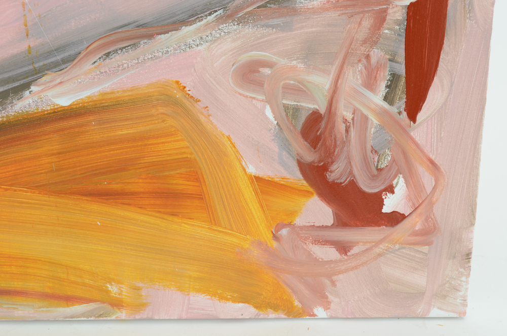 Robbie Kemper Original Acrylic Painting on Canvas "Red Oxide Pinks"