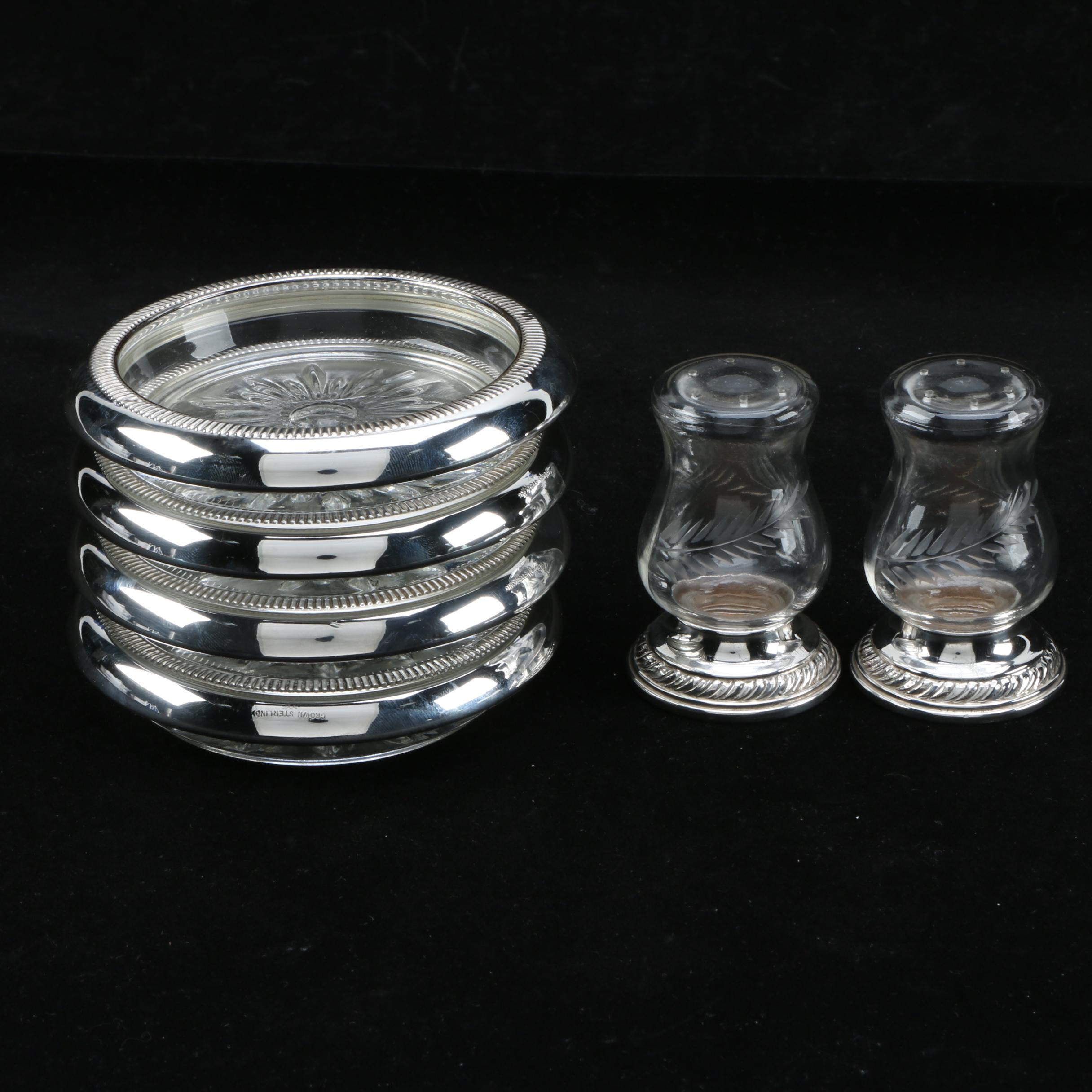 Weighted Sterling Tableware Featuring Crown Silver Inc. and Newport Sterling