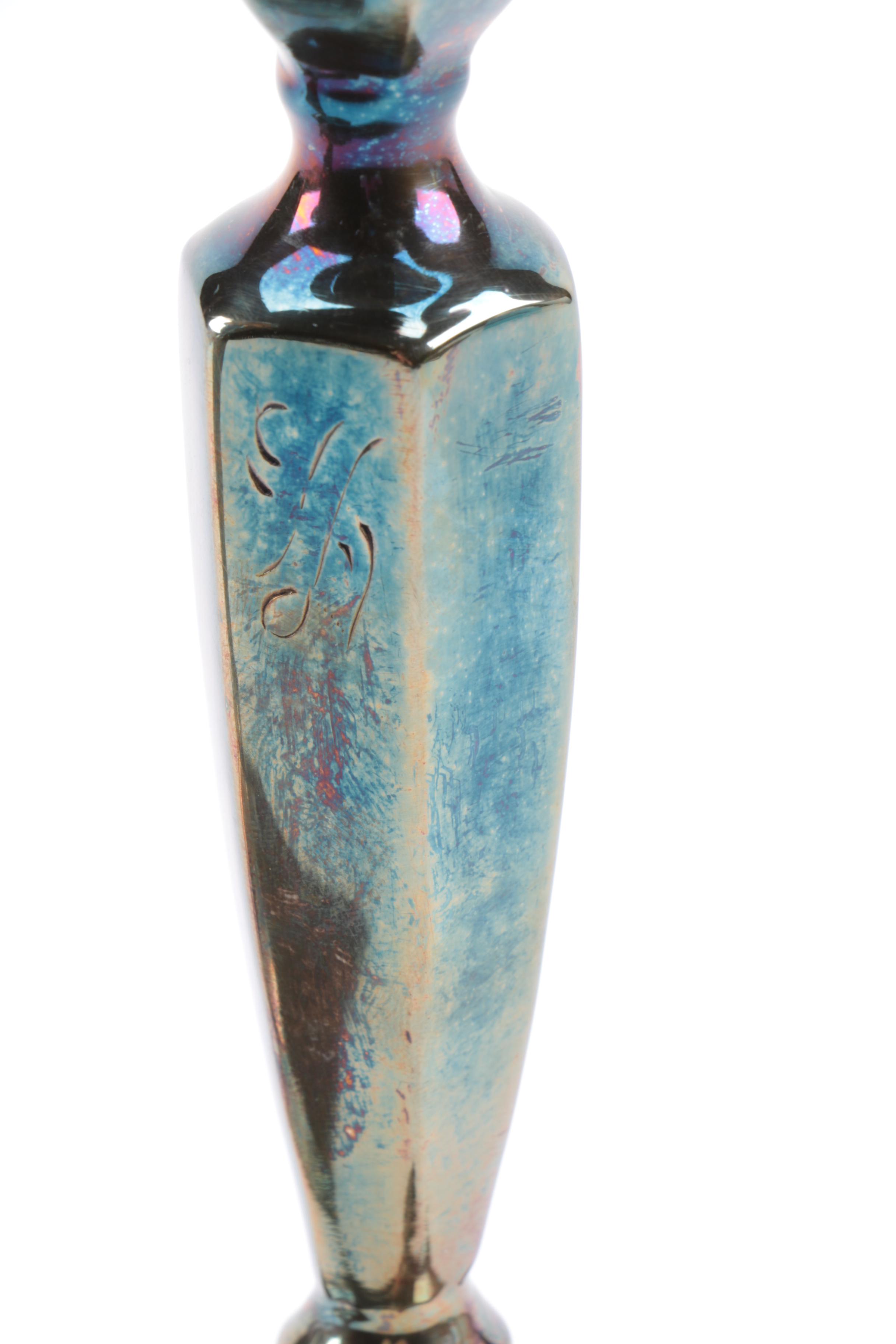 Late 19th Century Forbes Silver Co. Silver Plate Candlesticks