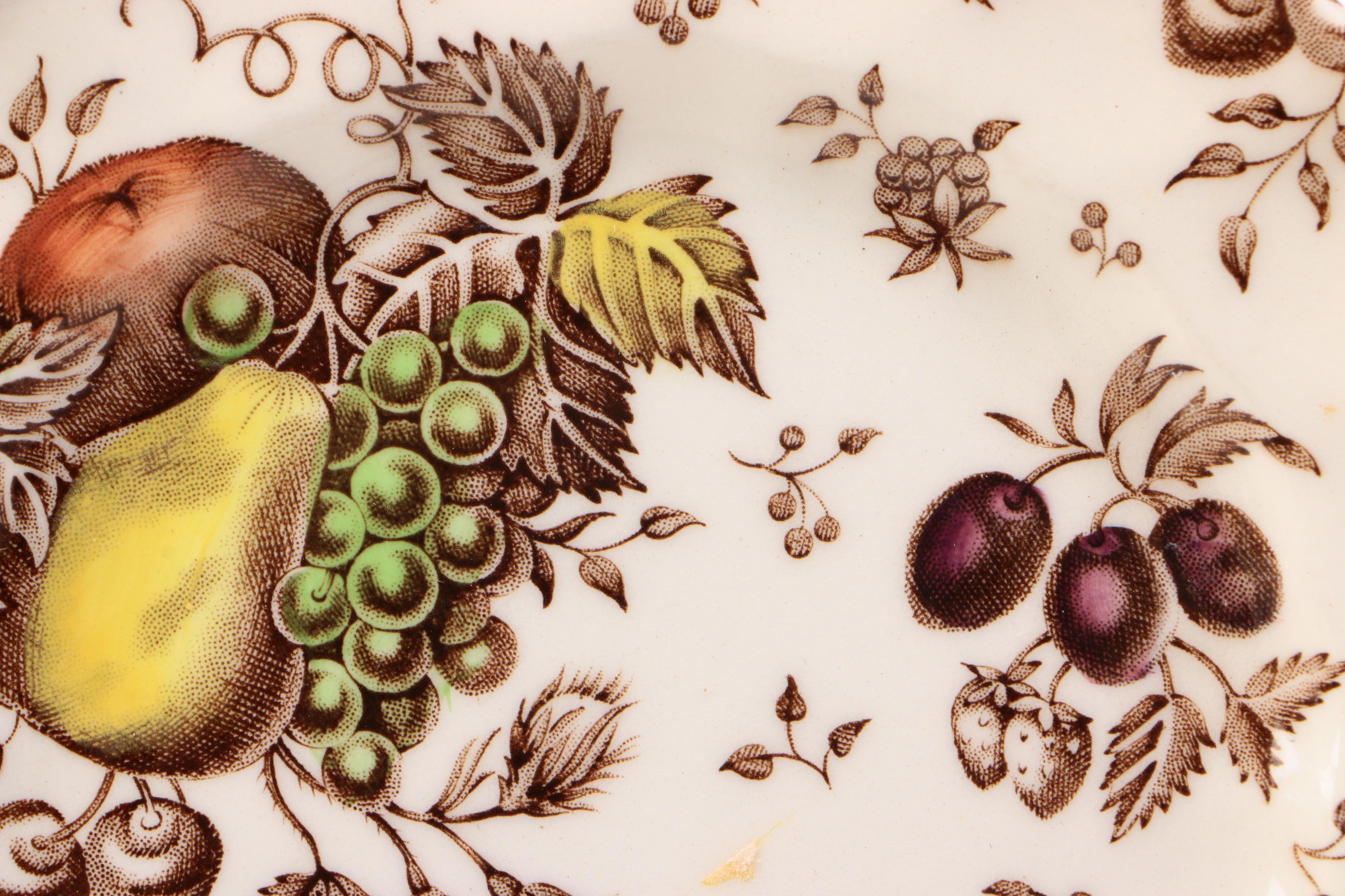 Vintage Johnson Bros Transferware Ceramic Plates