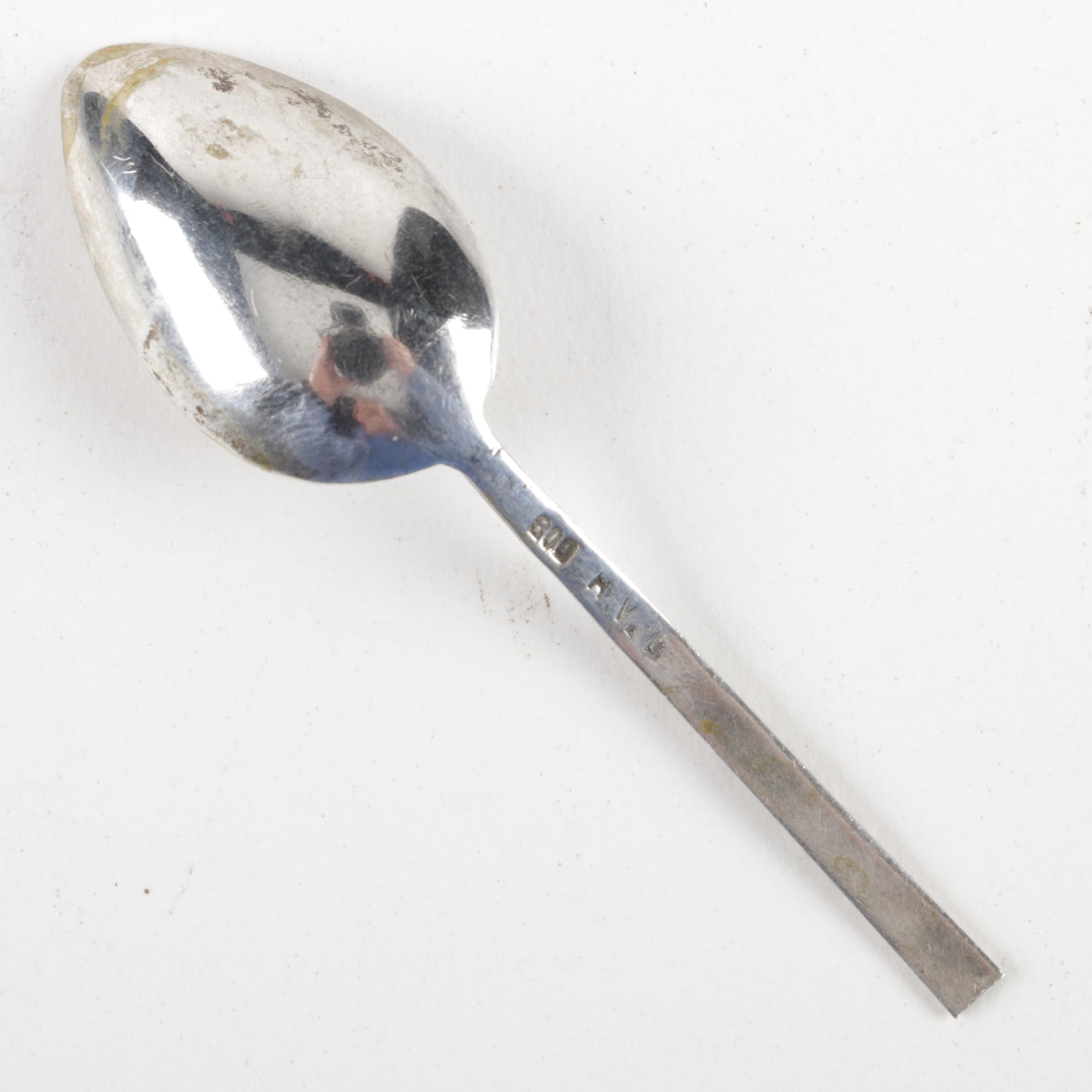 Vintage Mexico 800 Silver Collector's Spoon